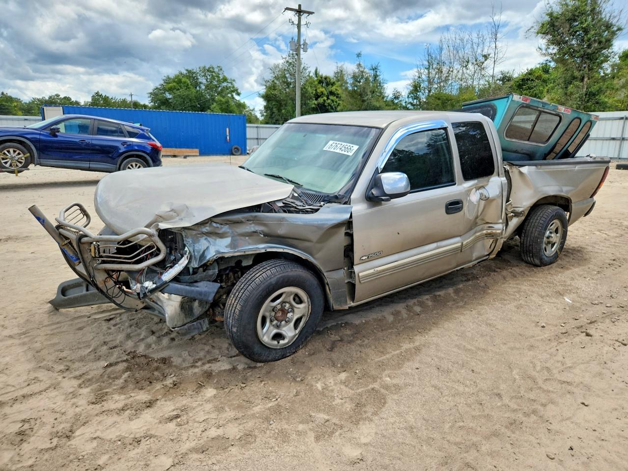 2002 Chevrolet Silverado C1500 Tan vin: 2GCEC19T321366882