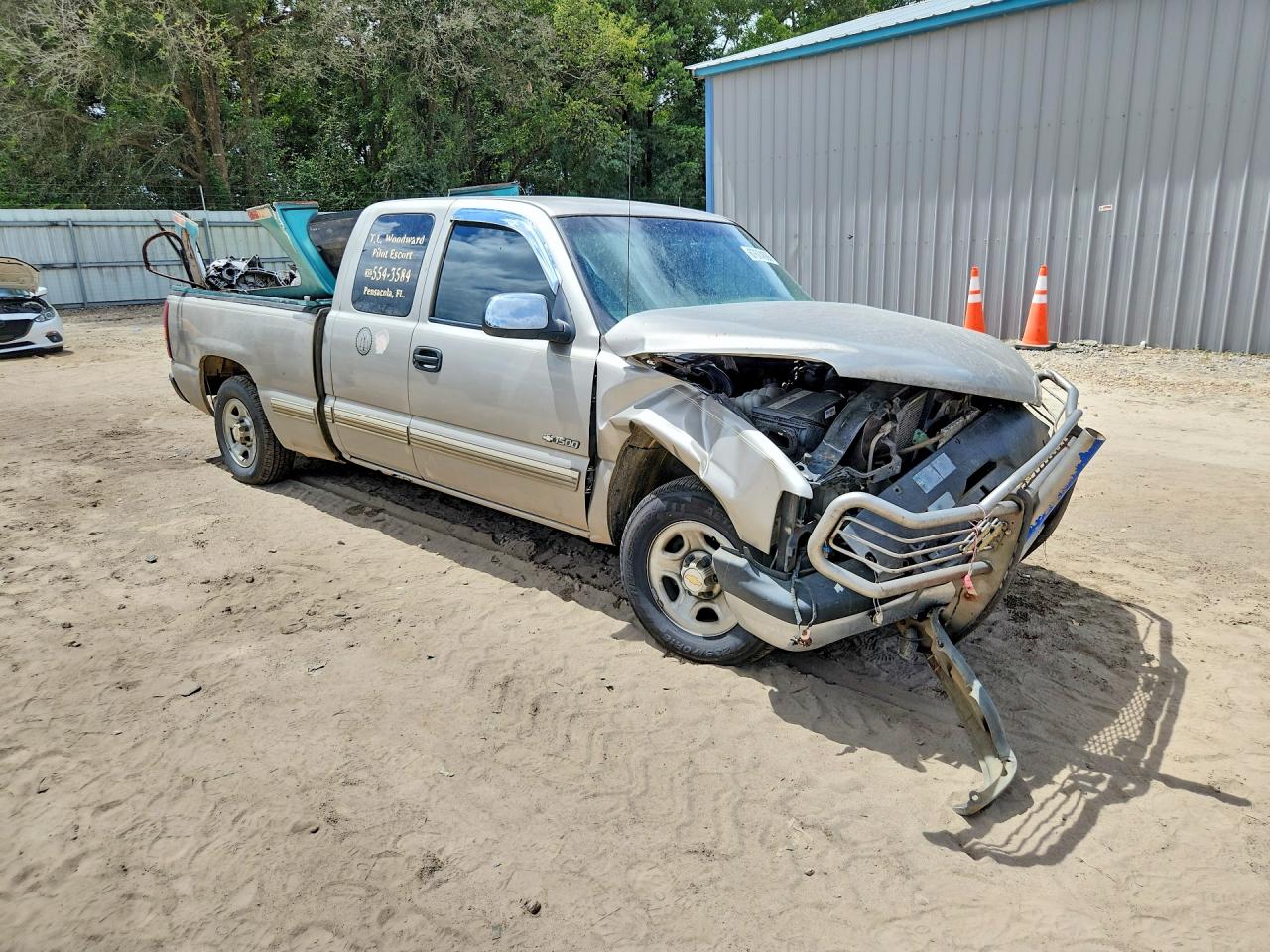 2002 Chevrolet Silverado C1500 Tan vin: 2GCEC19T321366882