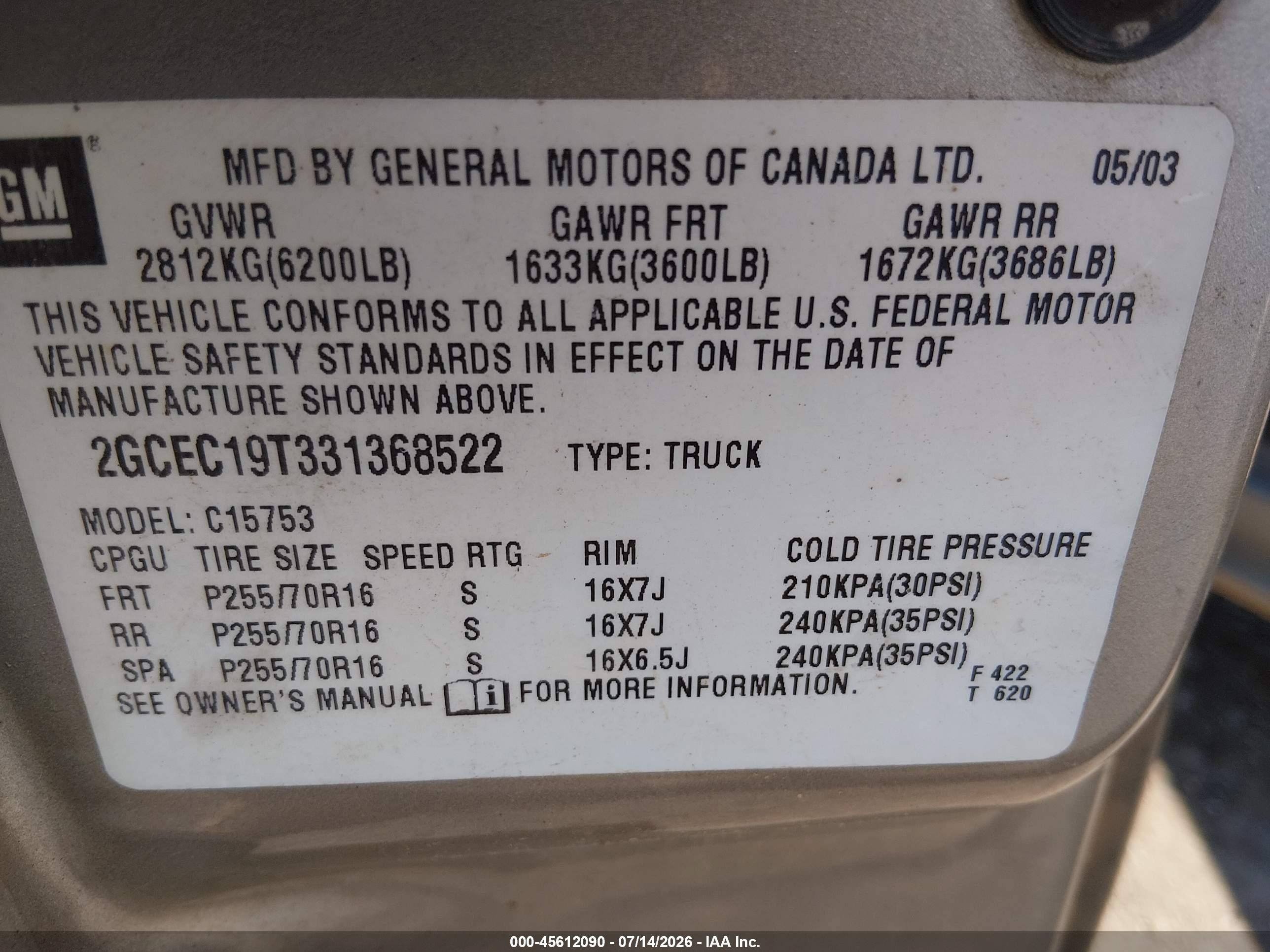 2003 Chevrolet Silverado 1500 Lt Silver vin: 2GCEC19T331368522