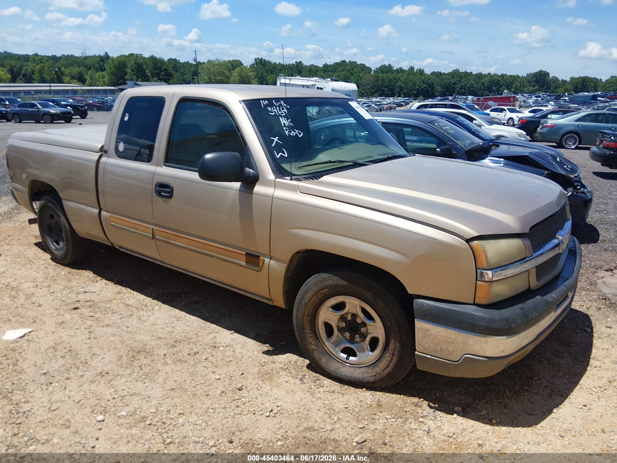 2004 Chevrolet Silverado 1500 Ls Champagne vin: 2GCEC19T341179130