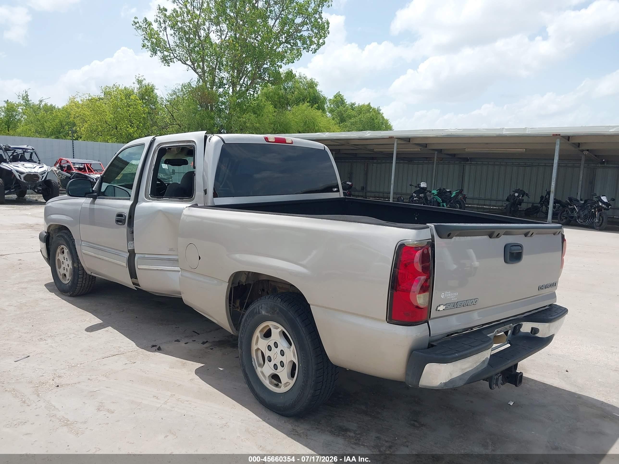 2004 Chevrolet Silverado 1500 Ls Pewter vin: 2GCEC19T341345839