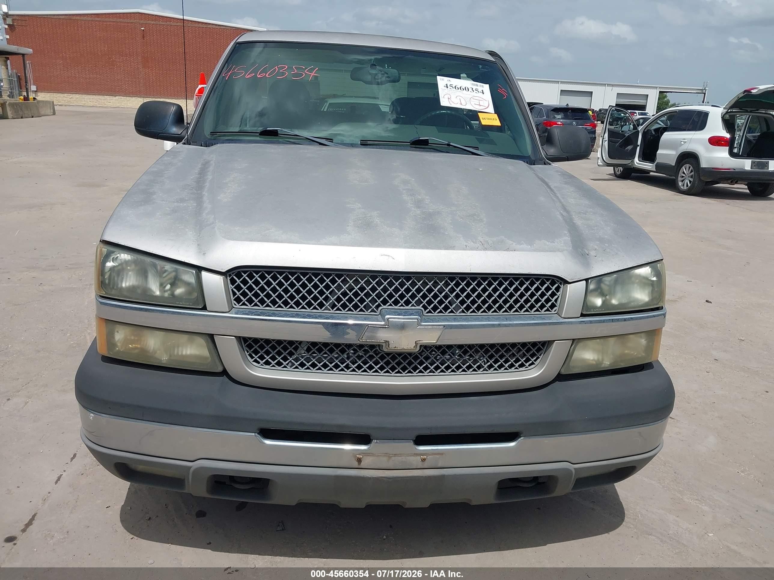 2004 Chevrolet Silverado 1500 Ls Pewter vin: 2GCEC19T341345839