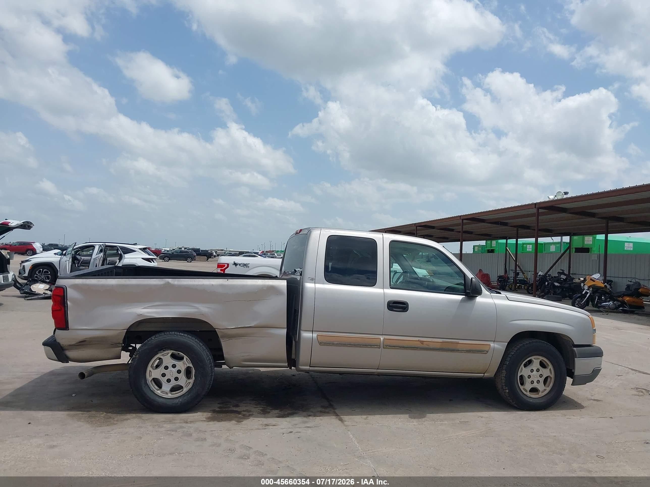 2004 Chevrolet Silverado 1500 Ls Pewter vin: 2GCEC19T341345839
