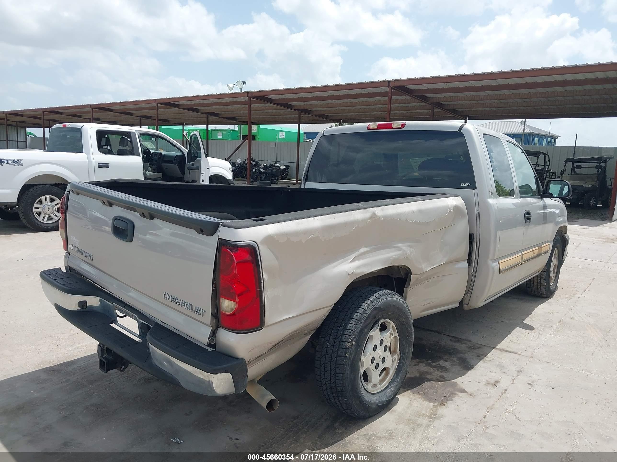 2004 Chevrolet Silverado 1500 Ls Pewter vin: 2GCEC19T341345839