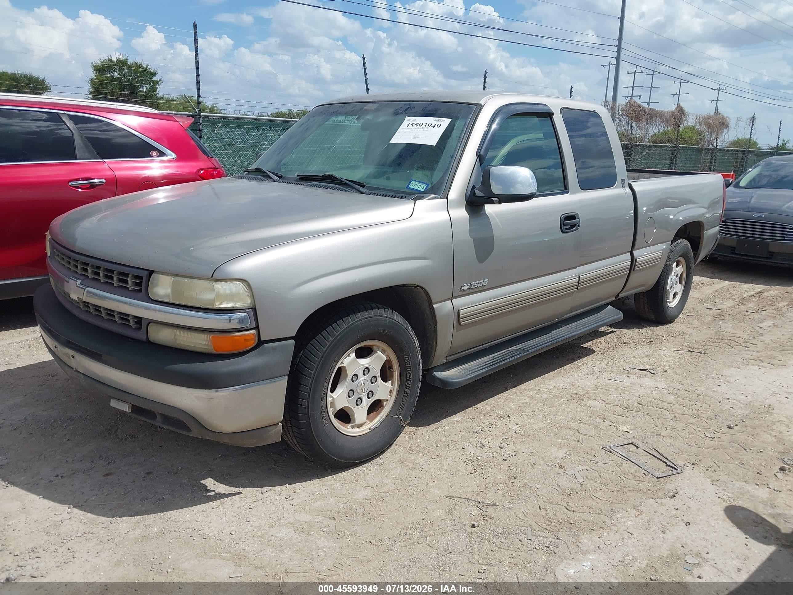 2000 Chevrolet Silverado 1500 Ls Champagne vin: 2GCEC19T3Y1174015