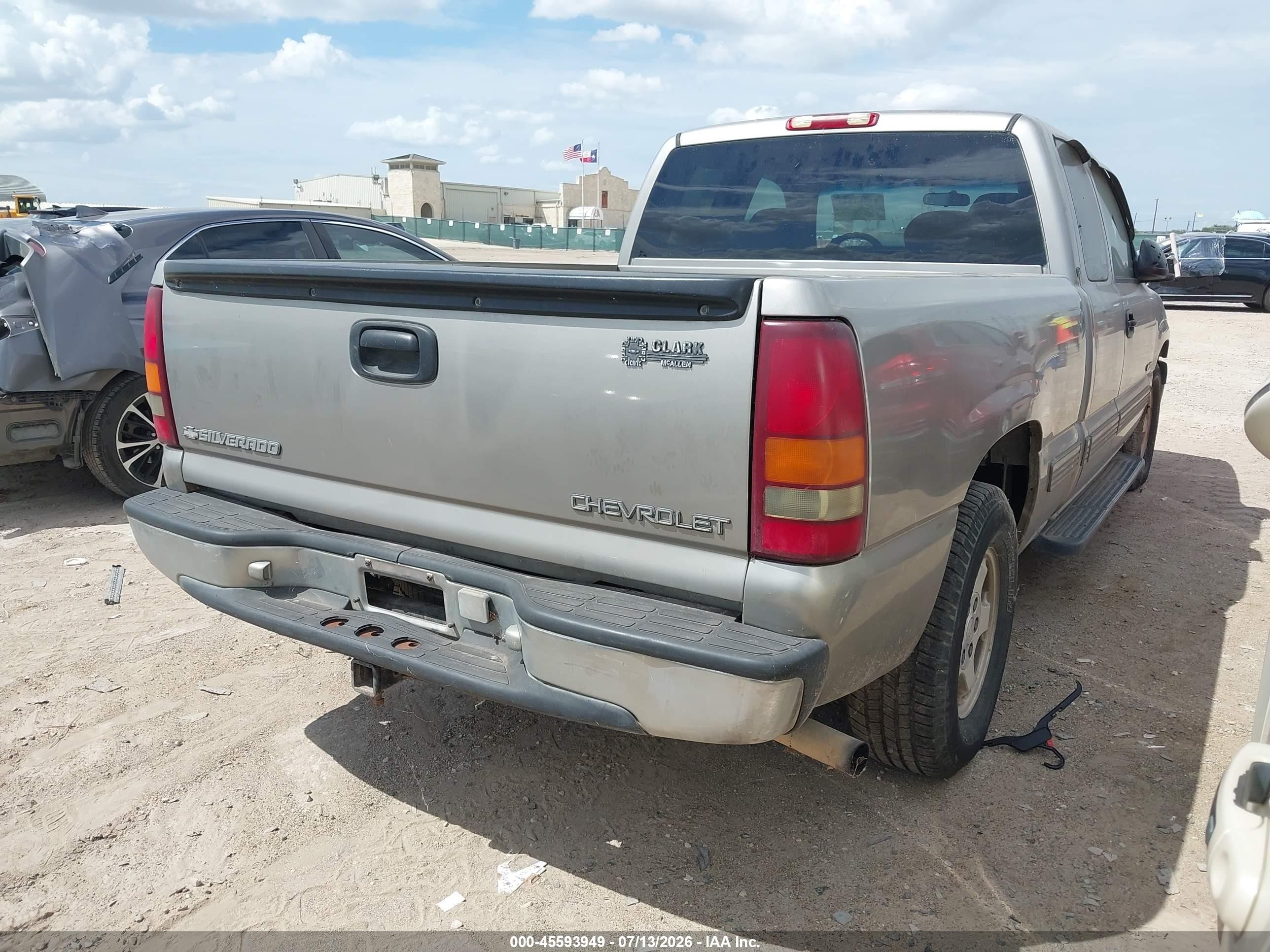 2000 Chevrolet Silverado 1500 Ls Champagne vin: 2GCEC19T3Y1174015