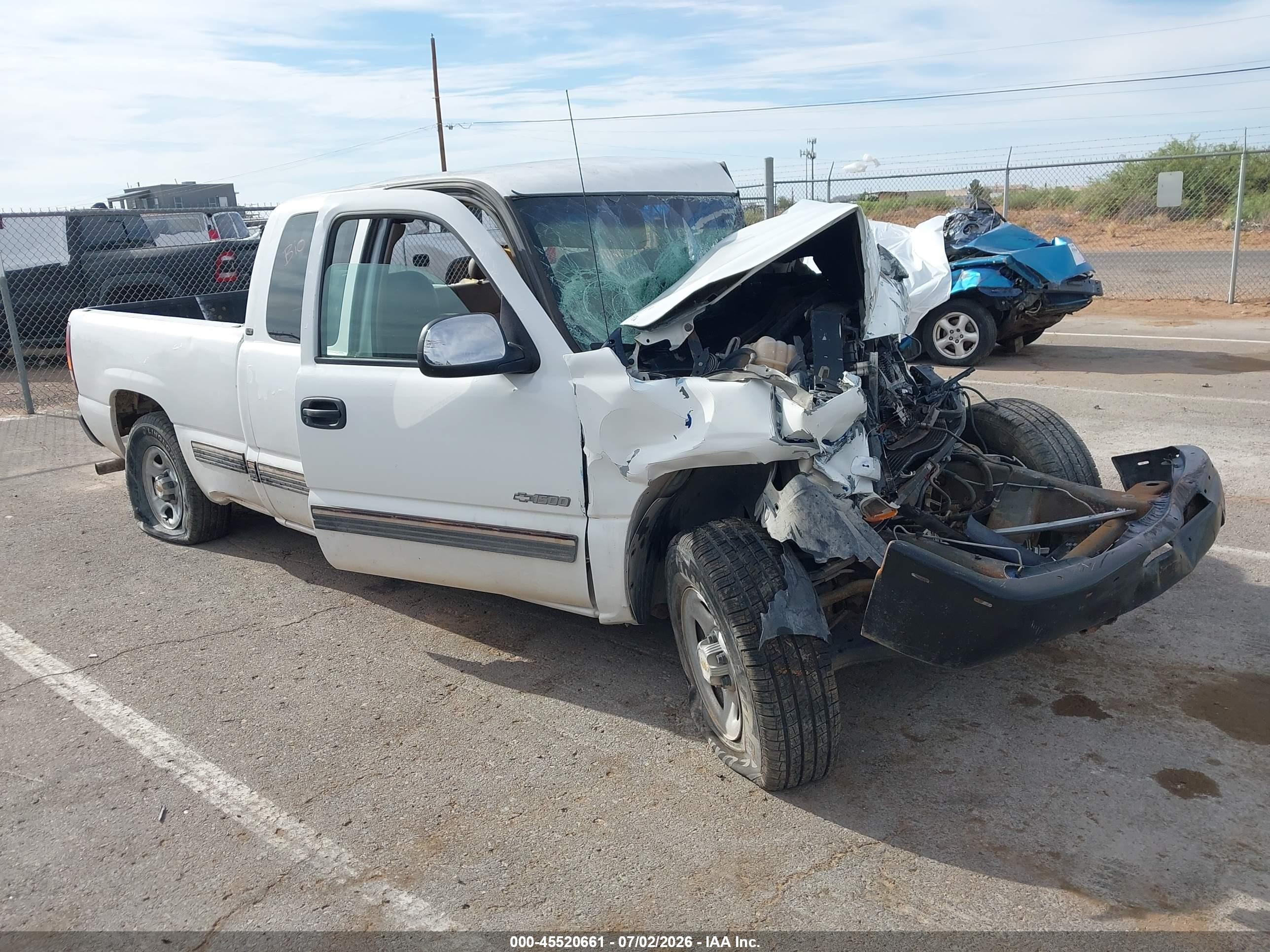 2000 Chevrolet Silverado 1500 Lt White vin: 2GCEC19T3Y1221527