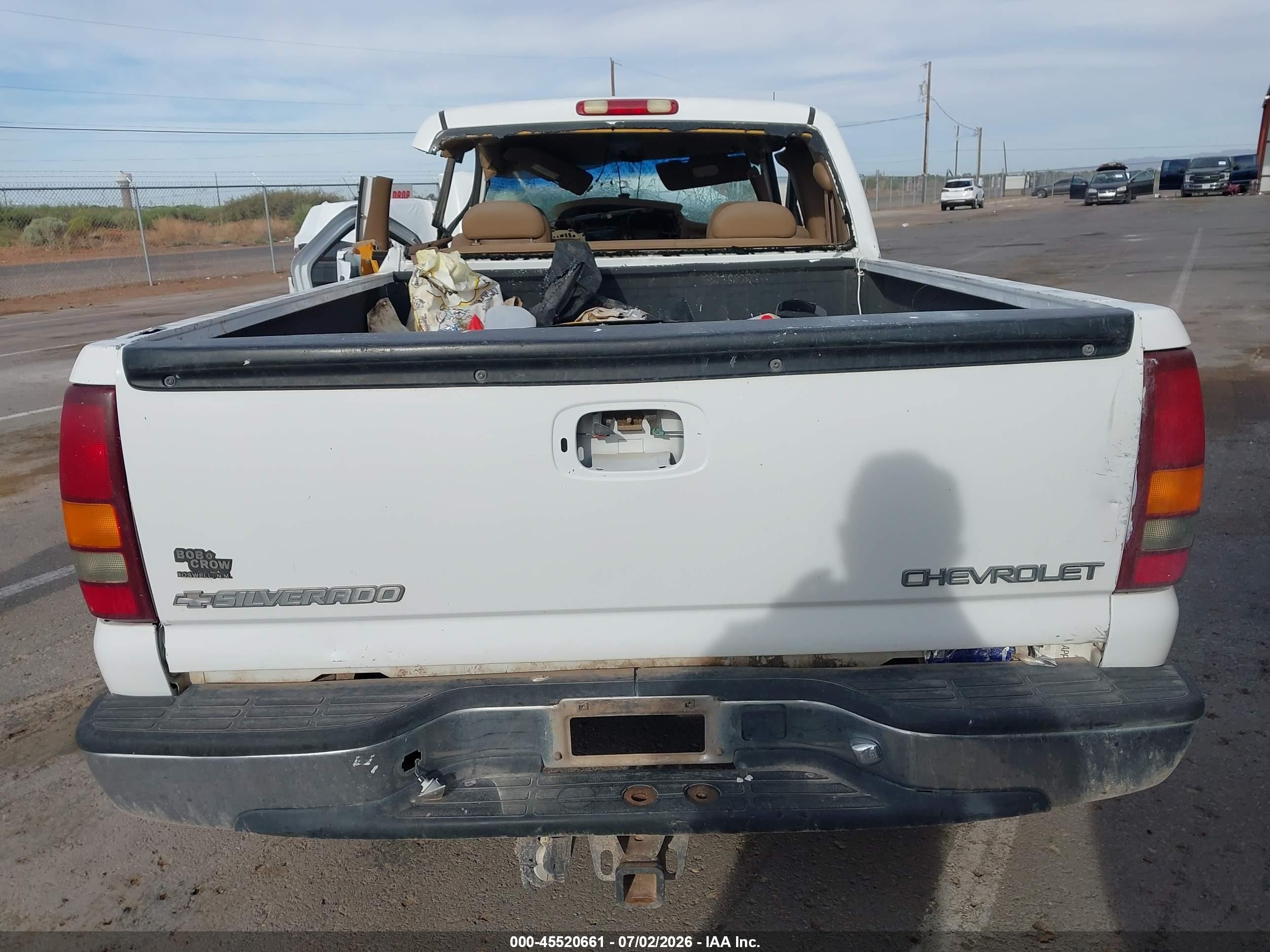 2000 Chevrolet Silverado 1500 Lt White vin: 2GCEC19T3Y1221527