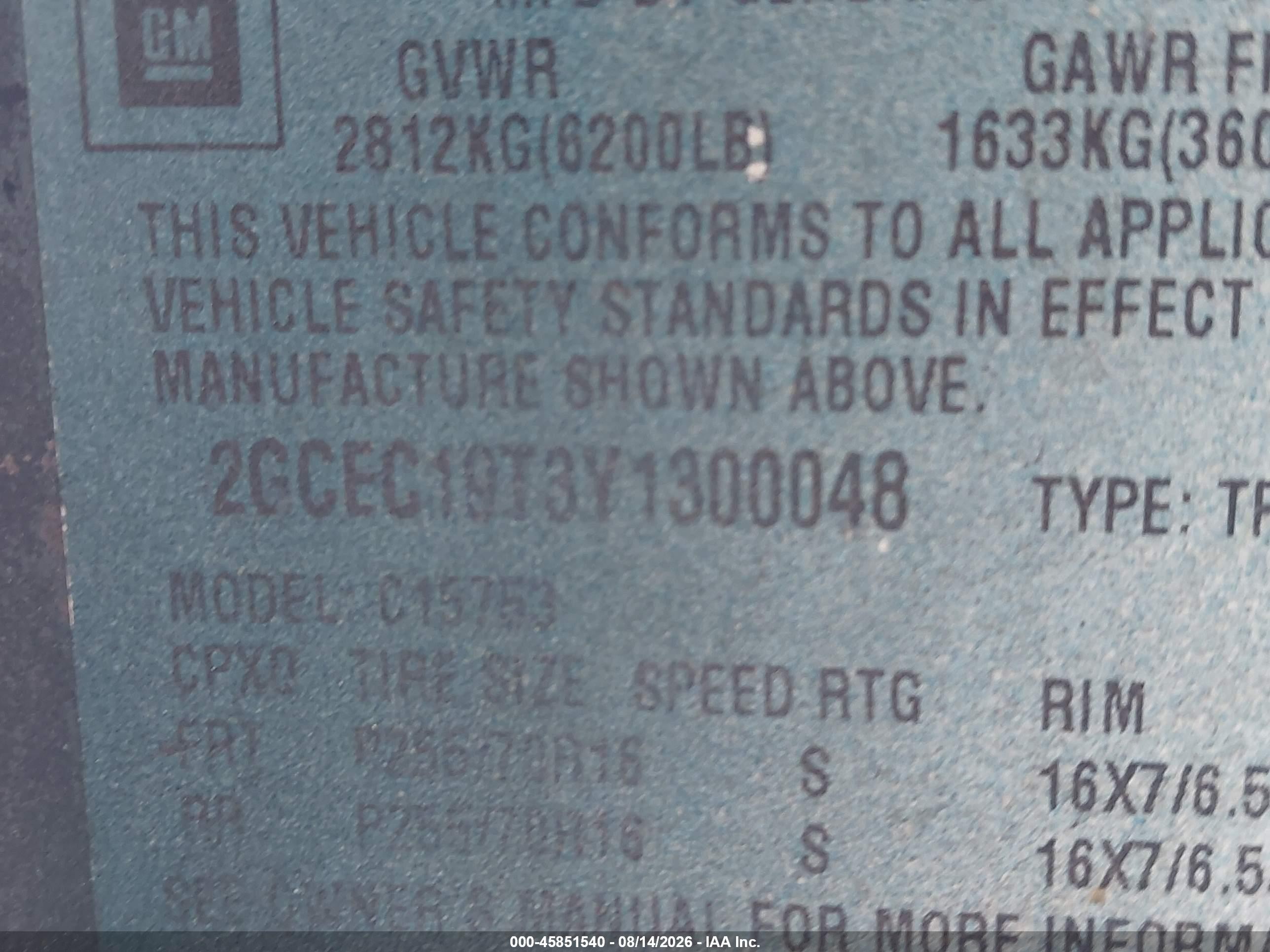 2000 Chevrolet Silverado 1500 Ls Blue vin: 2GCEC19T3Y1300048