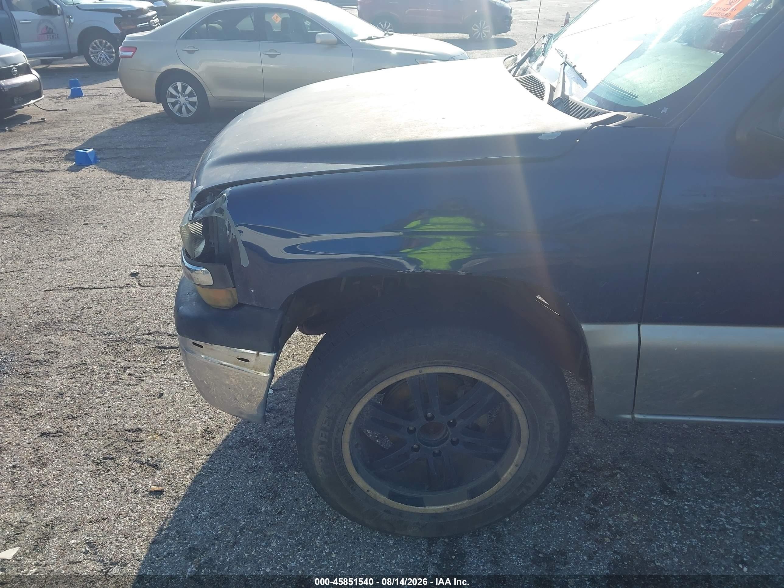 2000 Chevrolet Silverado 1500 Ls Blue vin: 2GCEC19T3Y1300048
