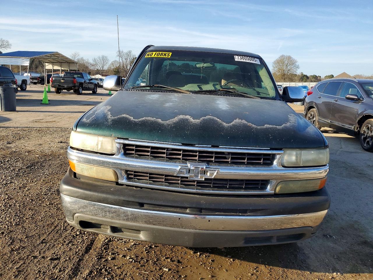 2001 Chevrolet Silverado C1500 Green vin: 2GCEC19T411182534