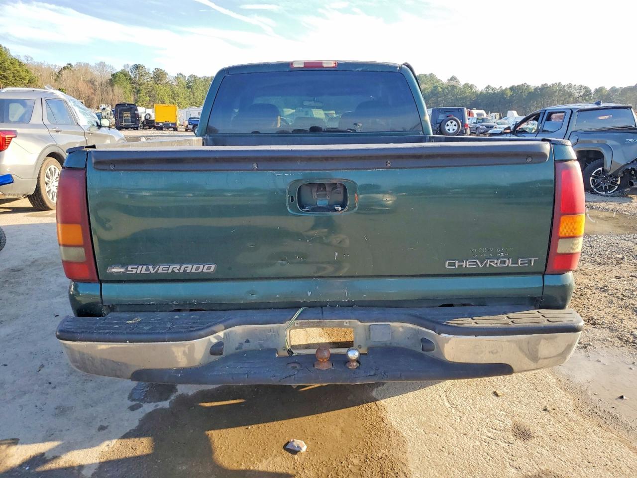 2001 Chevrolet Silverado C1500 Green vin: 2GCEC19T411182534