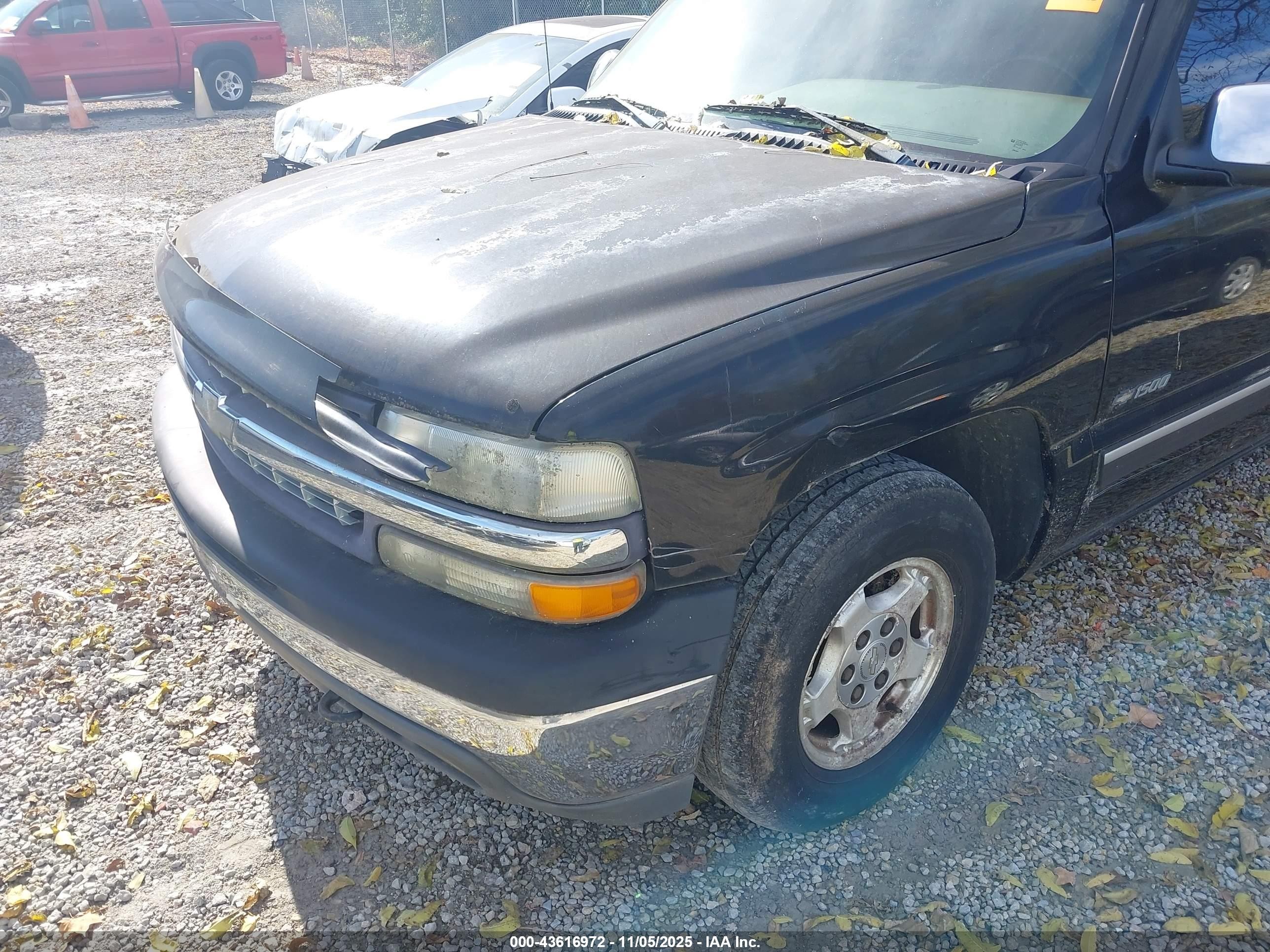 2001 Chevrolet Silverado 1500 Lt Black vin: 2GCEC19T411374861