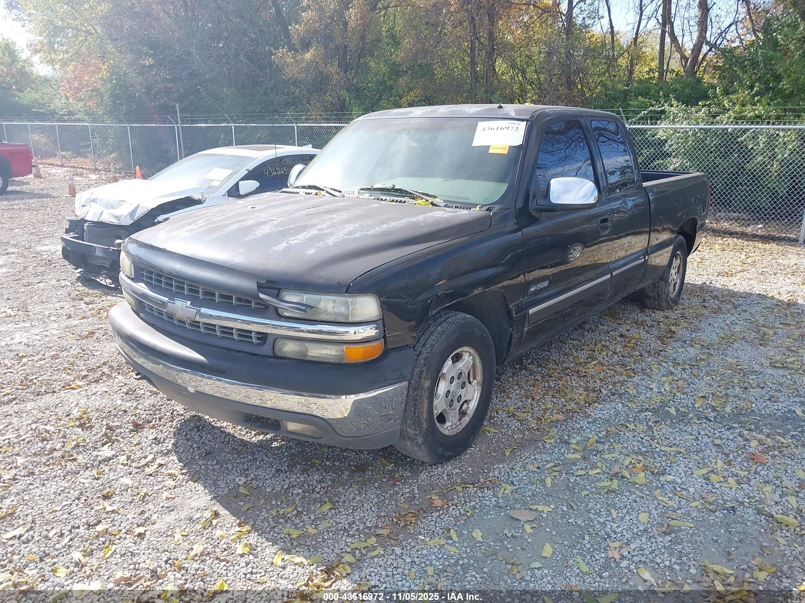2001 Chevrolet Silverado 1500 Lt Black vin: 2GCEC19T411374861