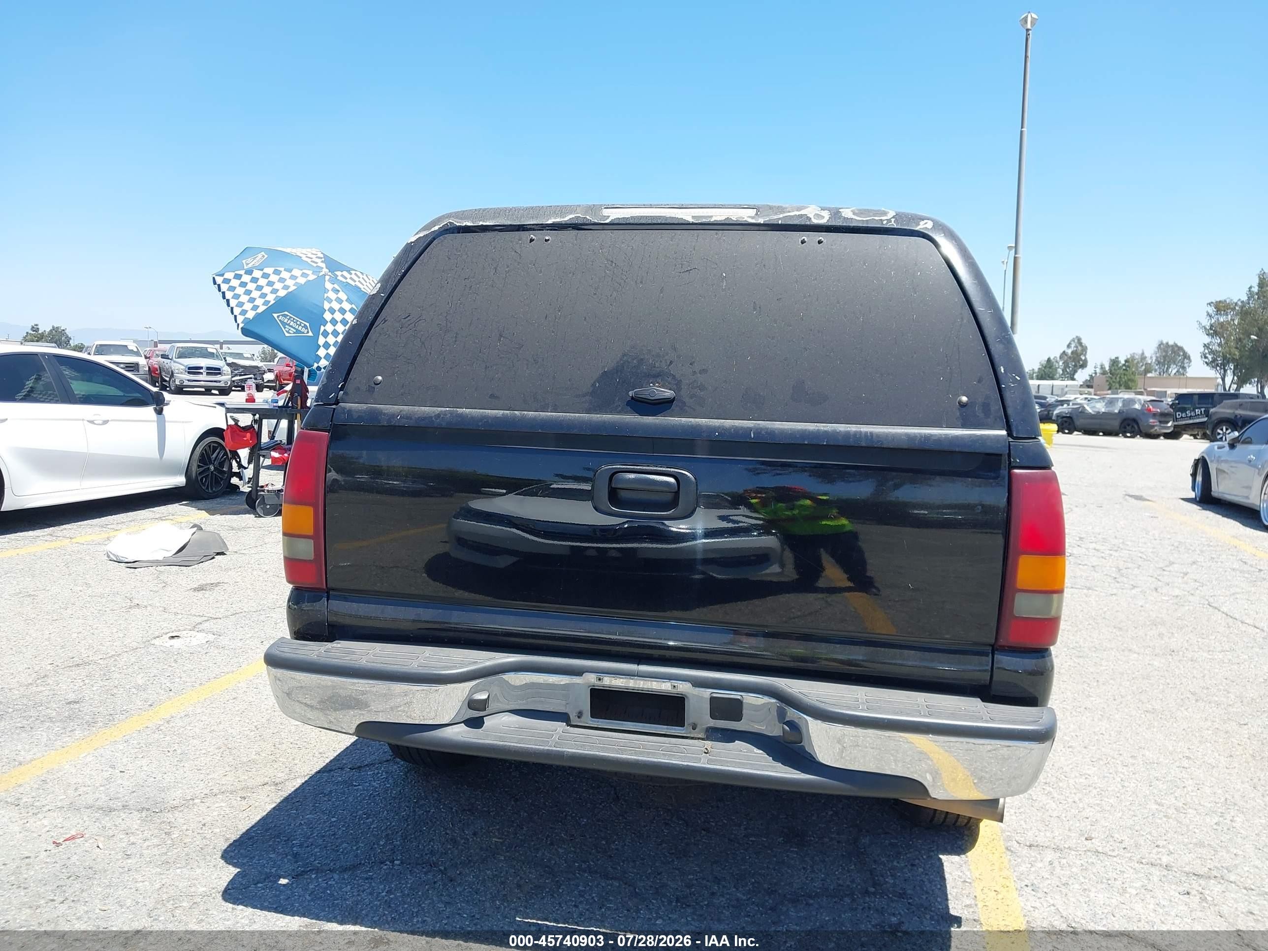 2001 Chevrolet Silverado 1500 Ls Black vin: 2GCEC19T411405302