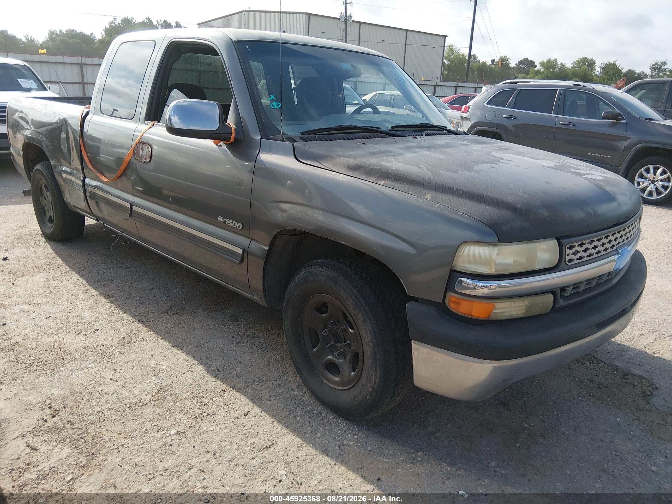 2002 Chevrolet Silverado 1500 Ls Gray vin: 2GCEC19T421131424