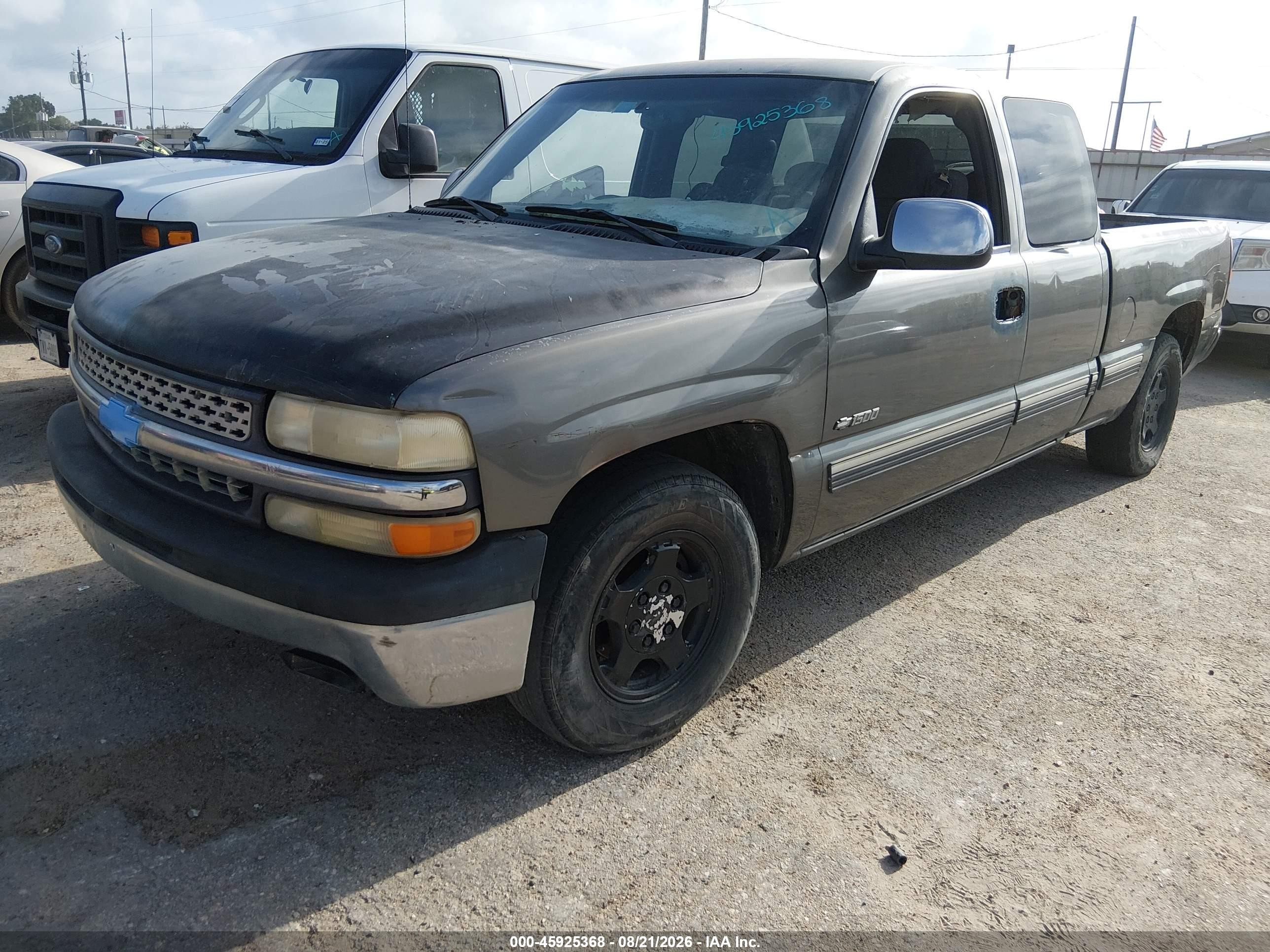 2002 Chevrolet Silverado 1500 Ls Gray vin: 2GCEC19T421131424