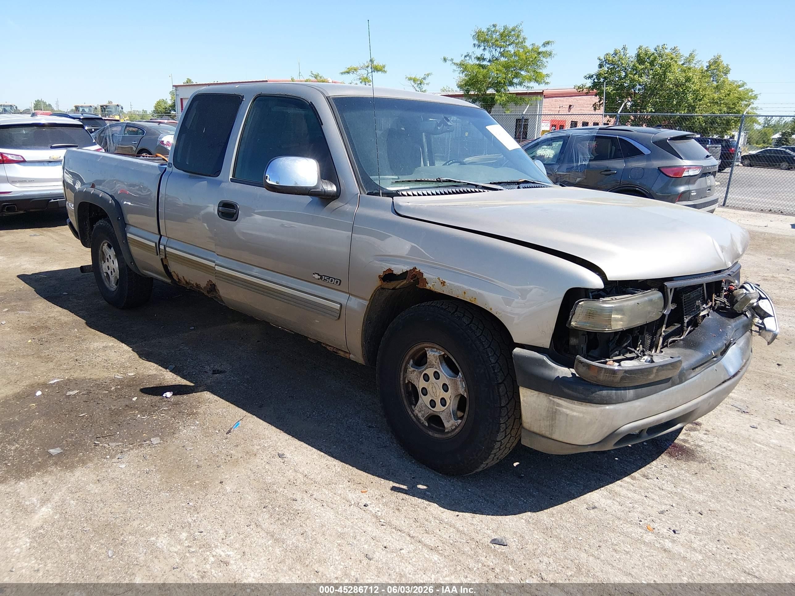 2002 Chevrolet Silverado 1500 Ls Tan vin: 2GCEC19T421279363