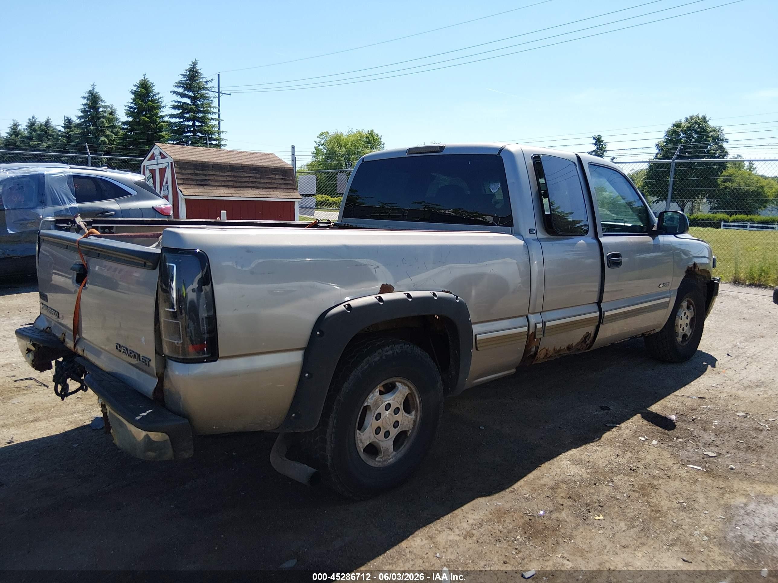 2002 Chevrolet Silverado 1500 Ls Tan vin: 2GCEC19T421279363