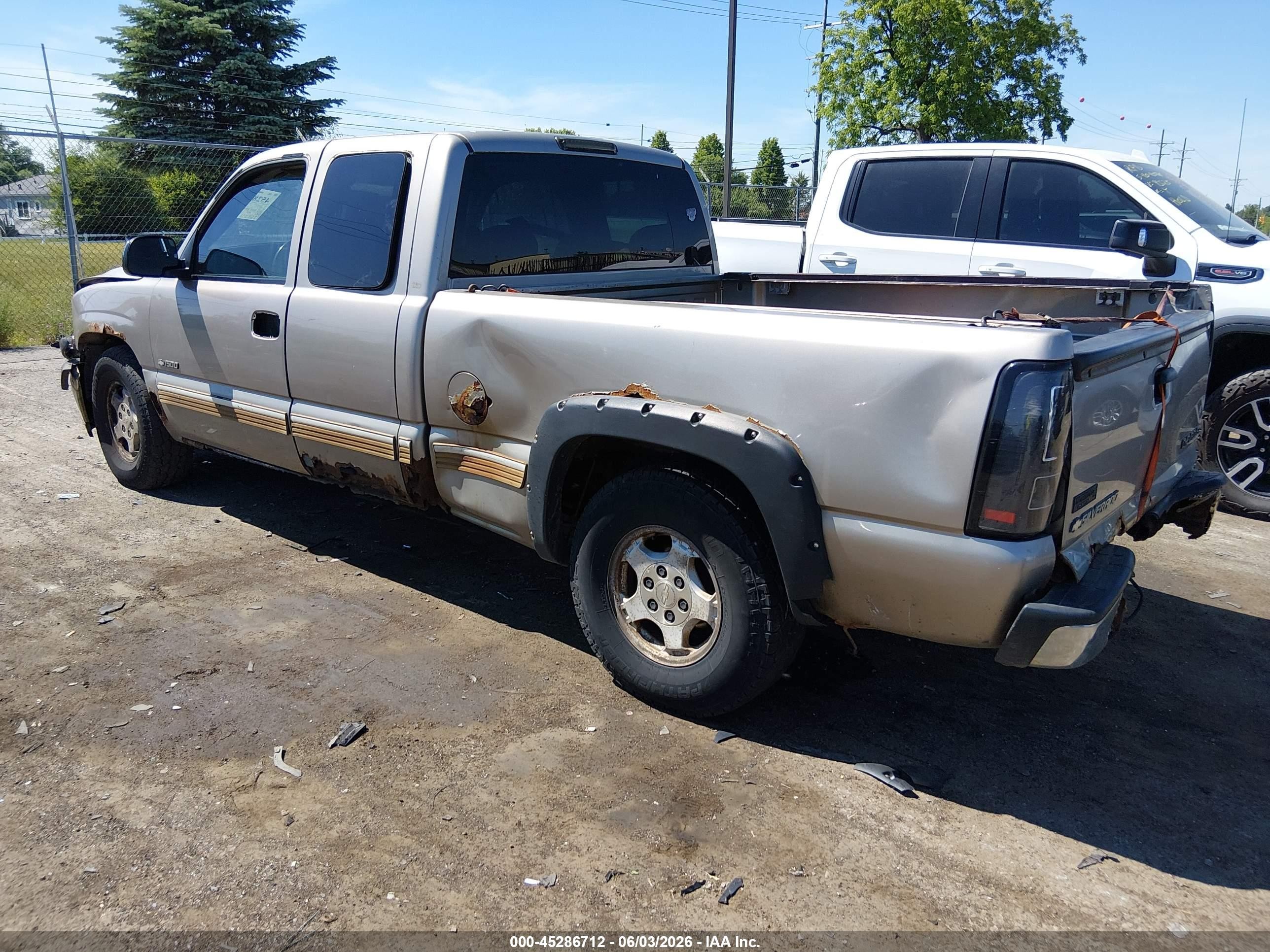2002 Chevrolet Silverado 1500 Ls Tan vin: 2GCEC19T421279363