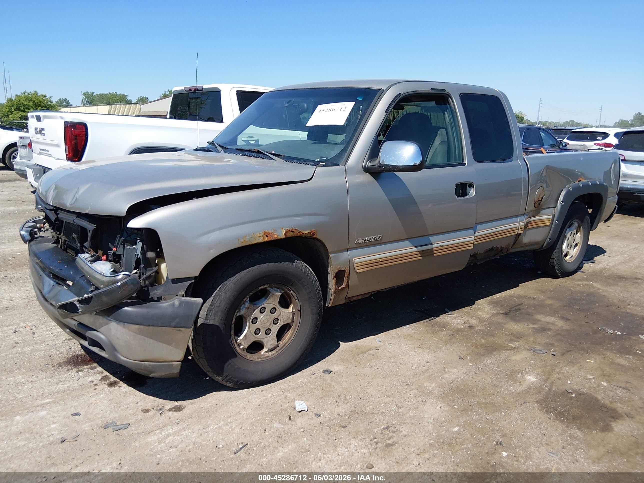 2002 Chevrolet Silverado 1500 Ls Tan vin: 2GCEC19T421279363