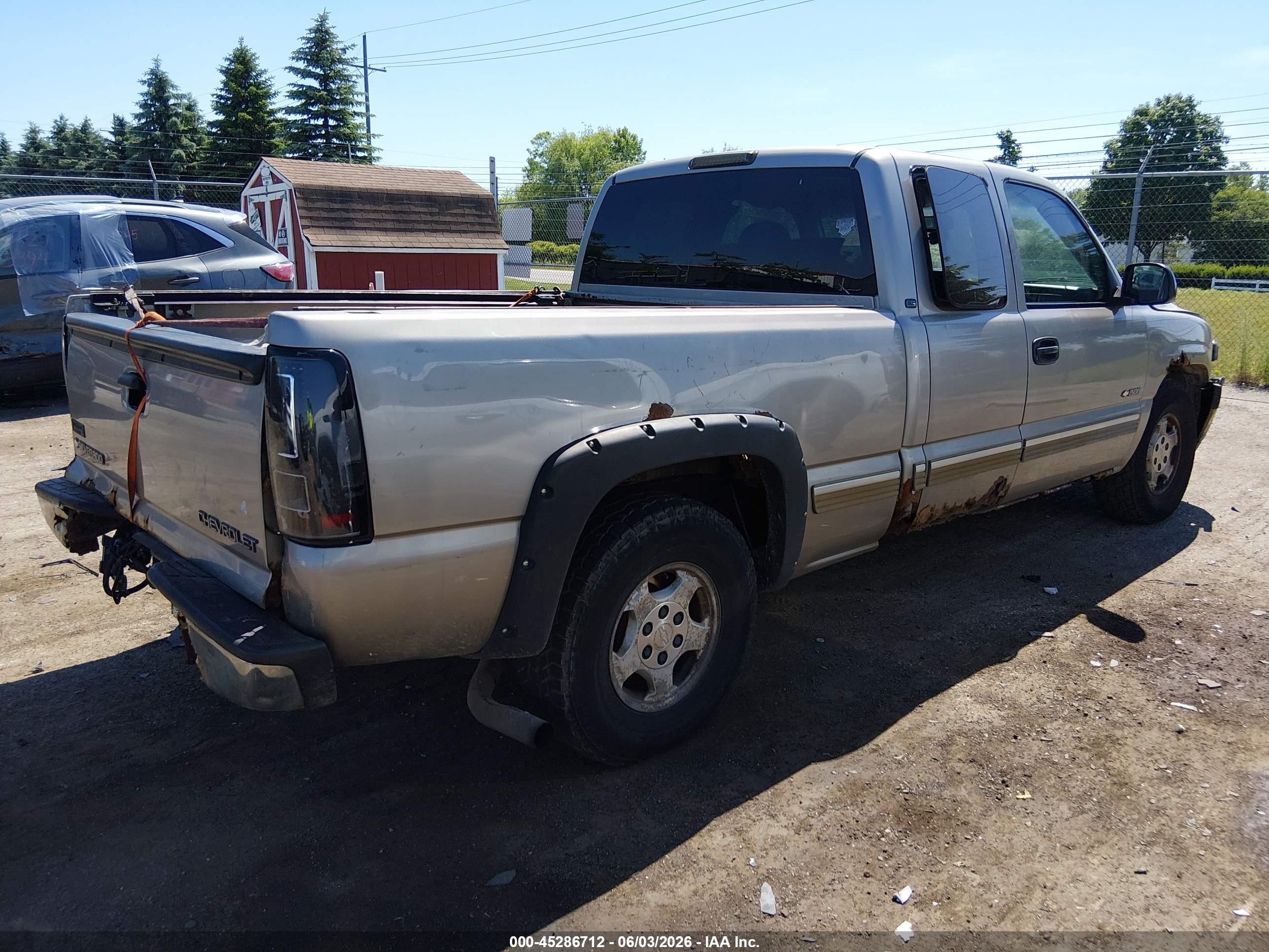 2002 Chevrolet Silverado 1500 Ls Tan vin: 2GCEC19T421279363
