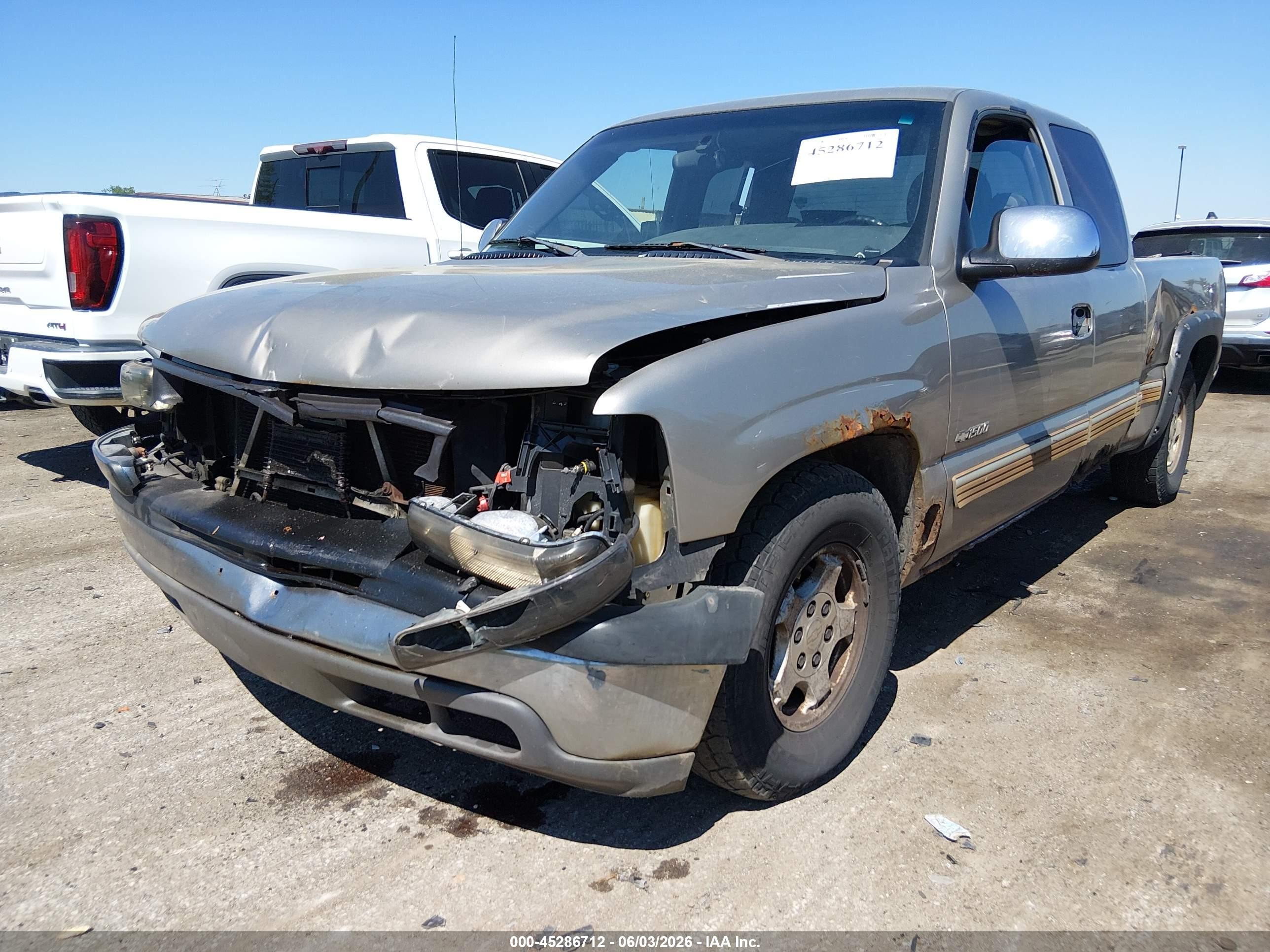 2002 Chevrolet Silverado 1500 Ls Tan vin: 2GCEC19T421279363