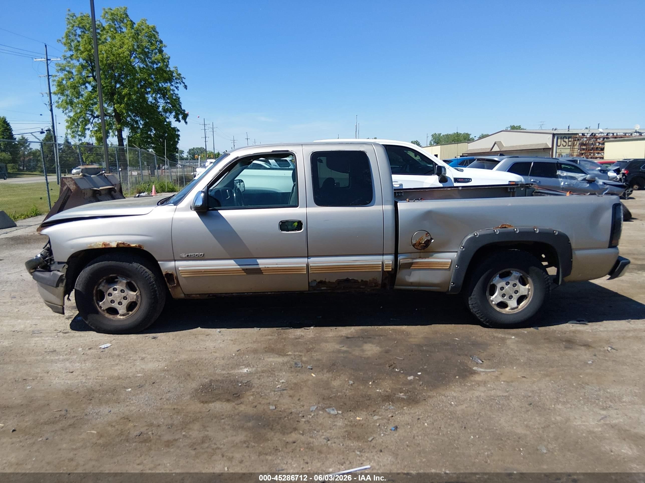 2002 Chevrolet Silverado 1500 Ls Tan vin: 2GCEC19T421279363