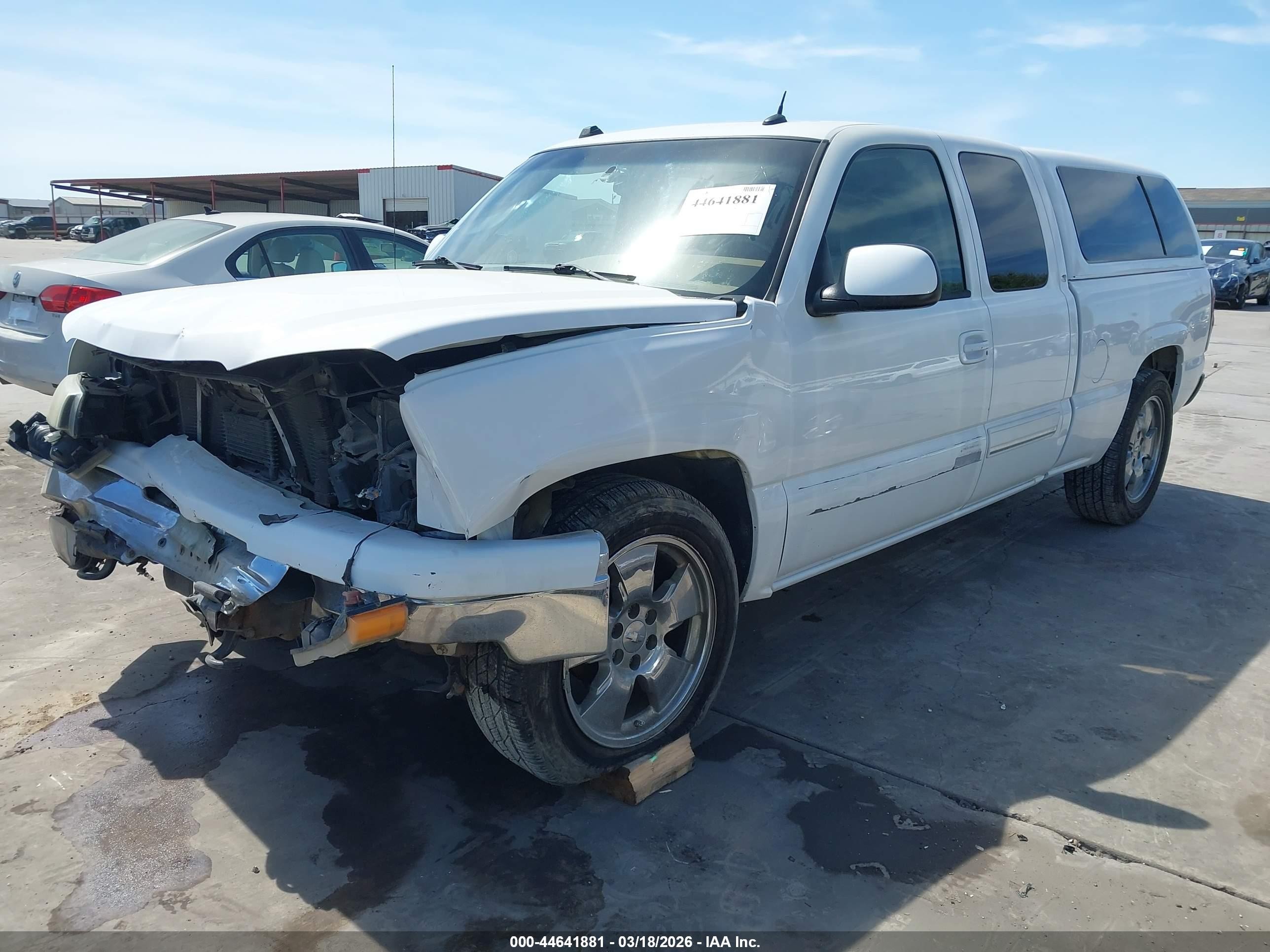 2004 Chevrolet Silverado 1500 Ls White vin: 2GCEC19T441231865