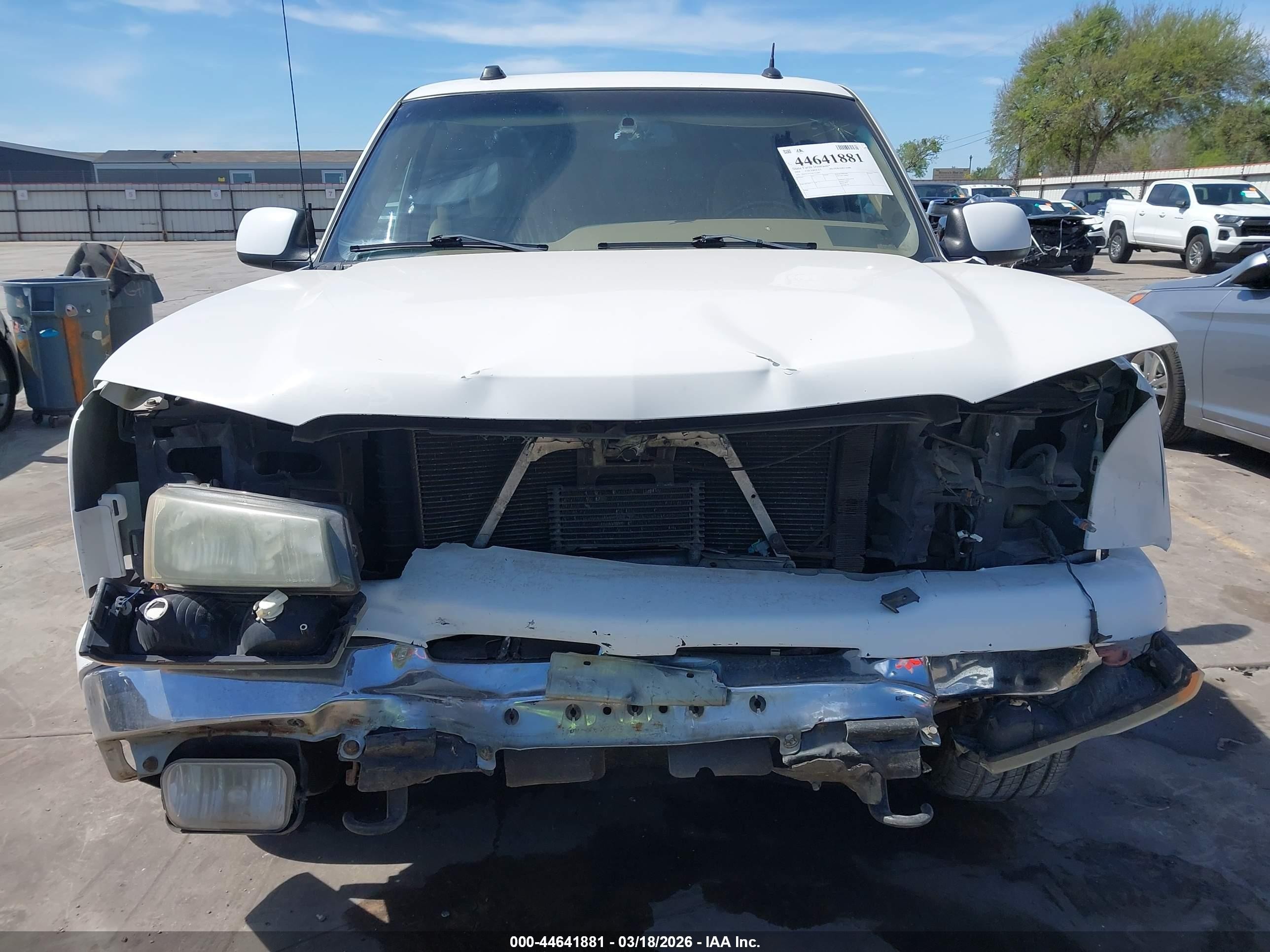 2004 Chevrolet Silverado 1500 Ls White vin: 2GCEC19T441231865