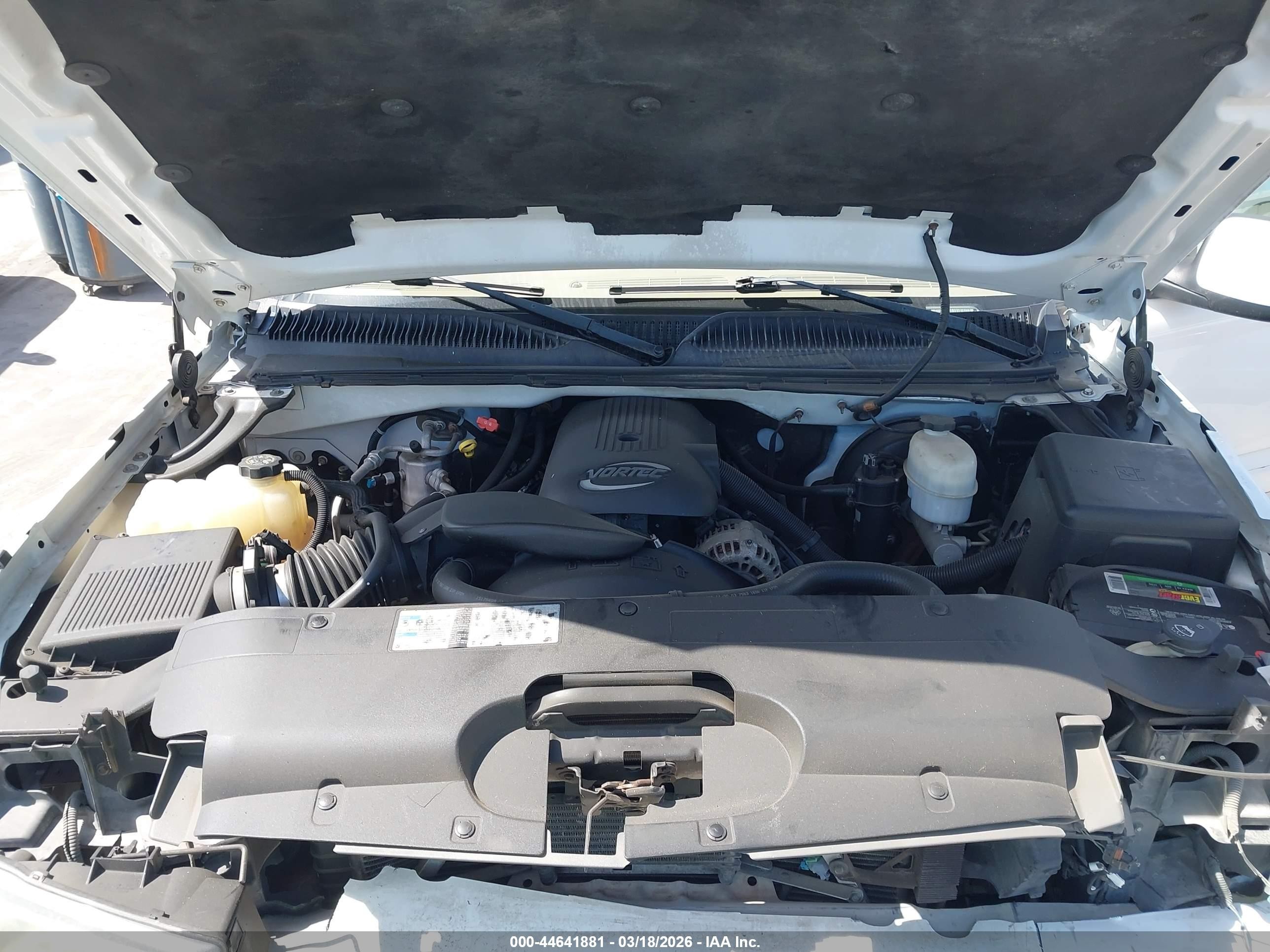 2004 Chevrolet Silverado 1500 Ls White vin: 2GCEC19T441231865