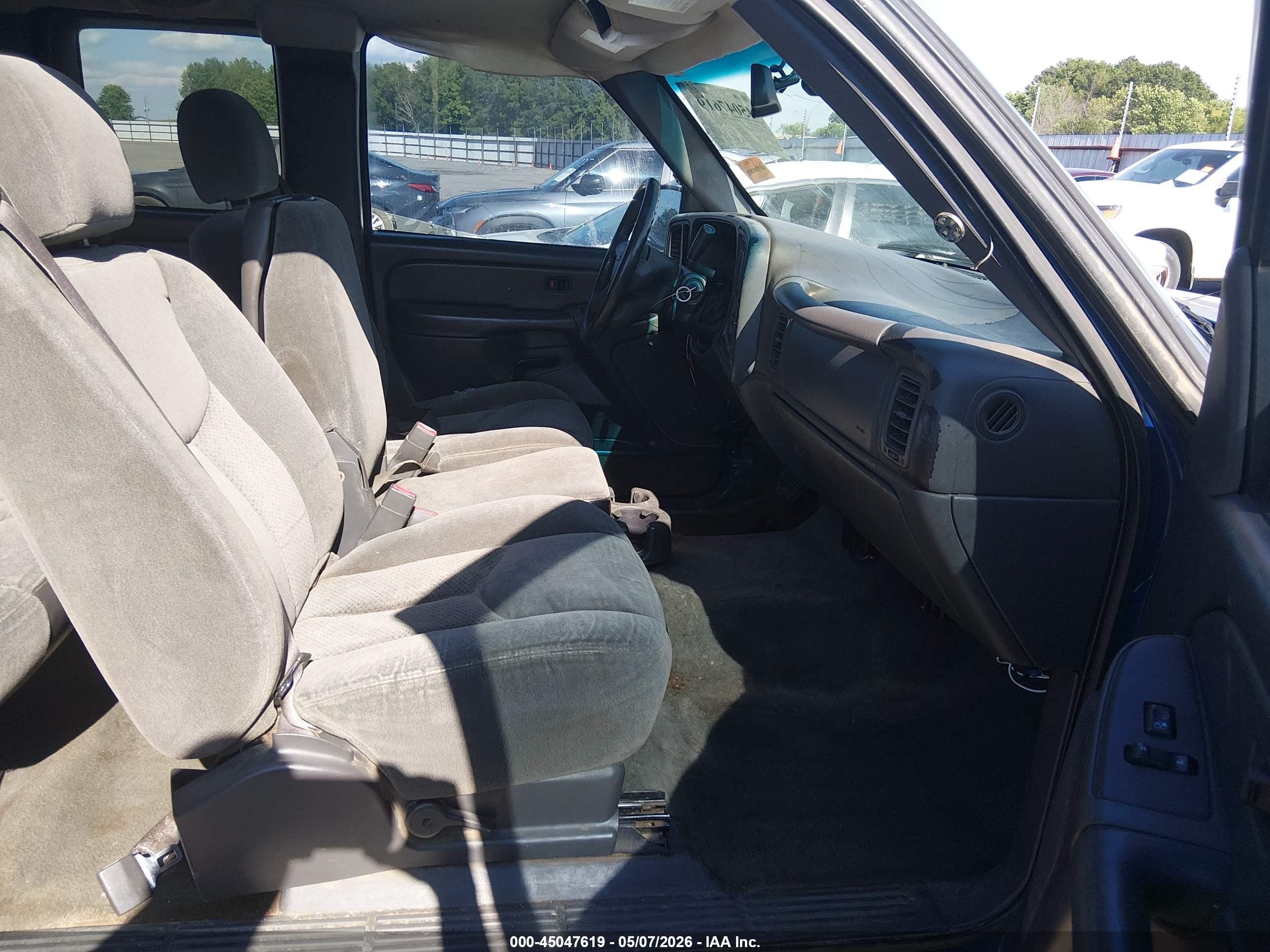 2004 Chevrolet Silverado 1500 Ls Blue vin: 2GCEC19T441421598