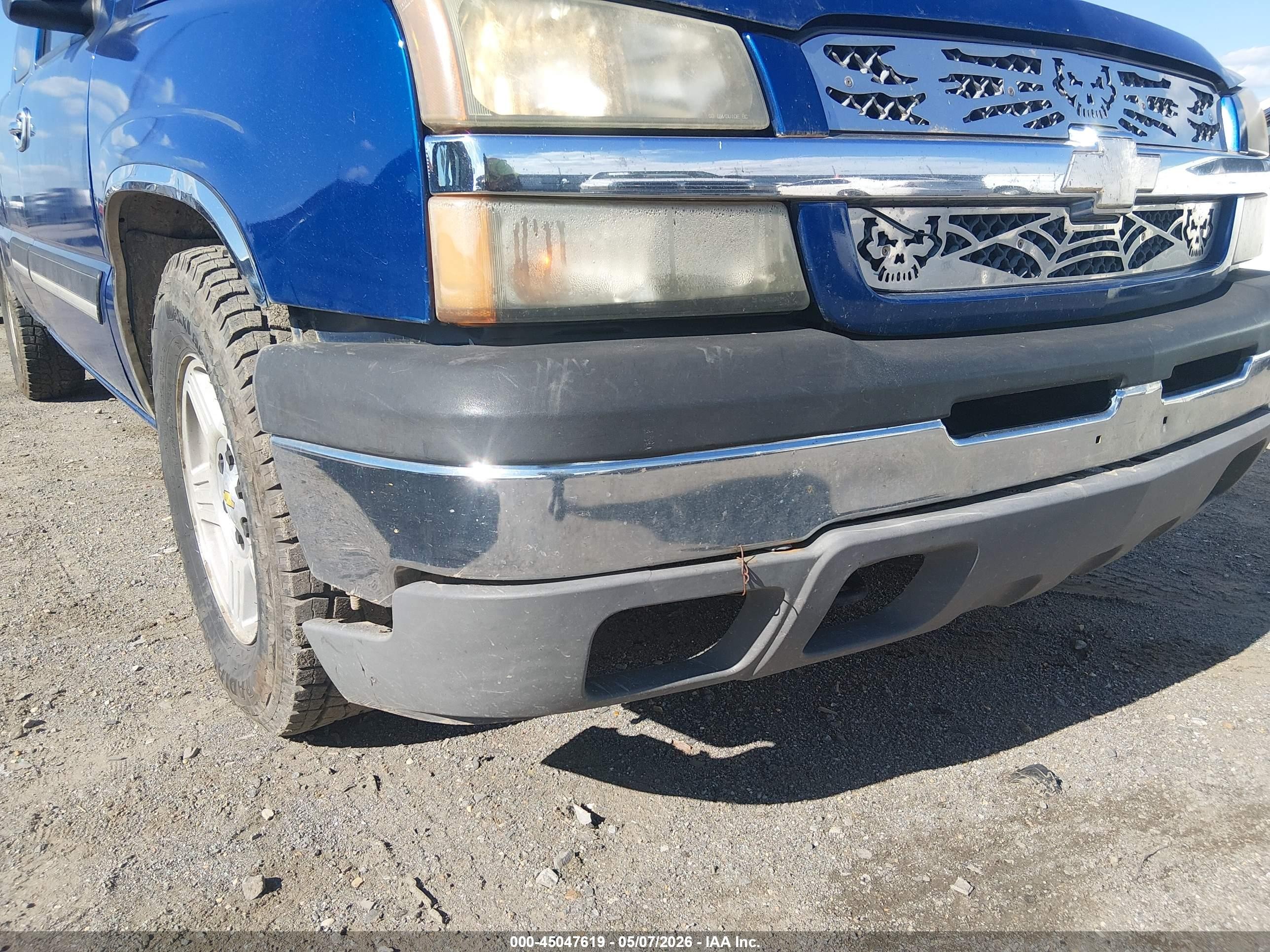 2004 Chevrolet Silverado 1500 Ls Blue vin: 2GCEC19T441421598