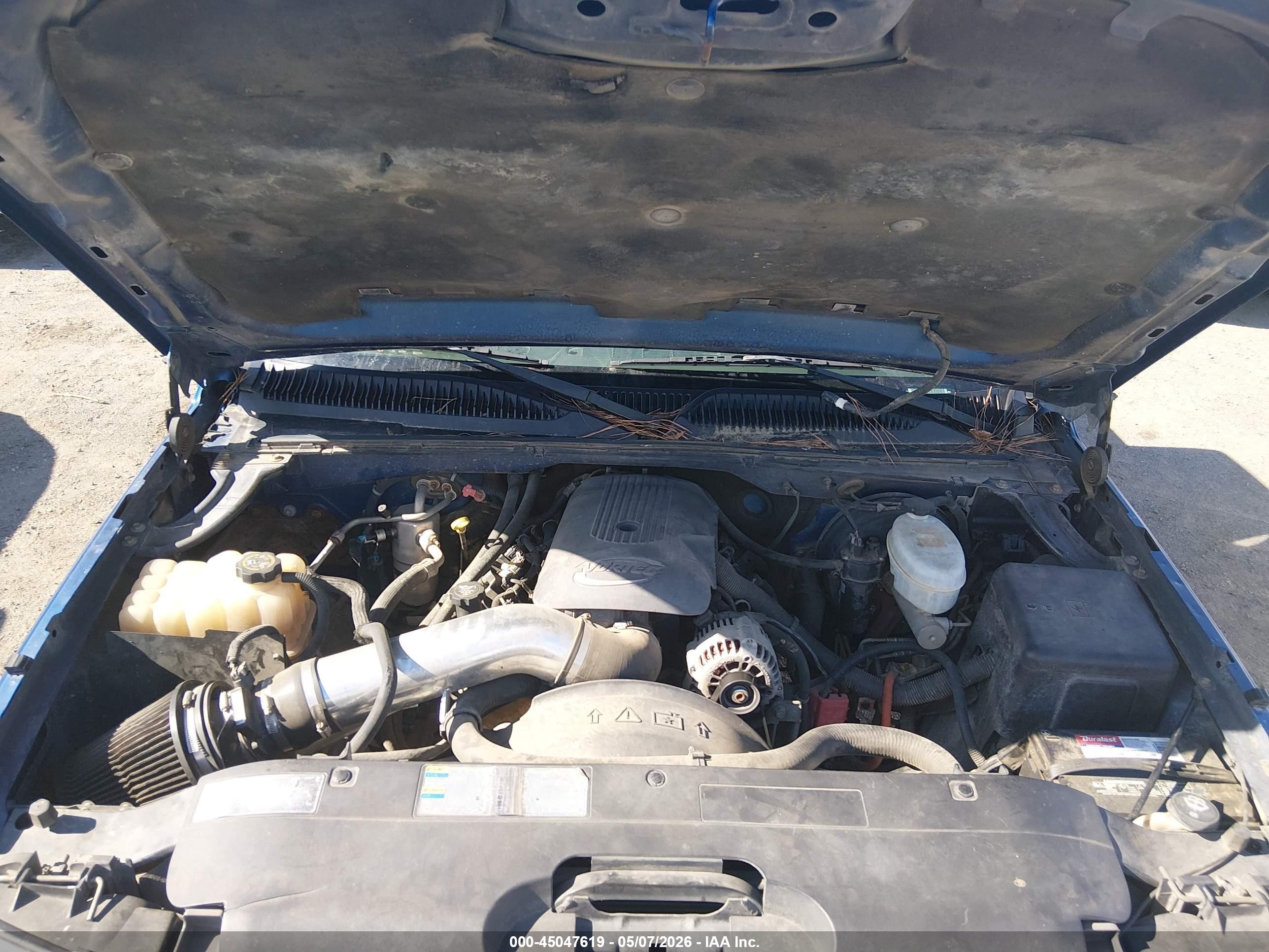 2004 Chevrolet Silverado 1500 Ls Blue vin: 2GCEC19T441421598