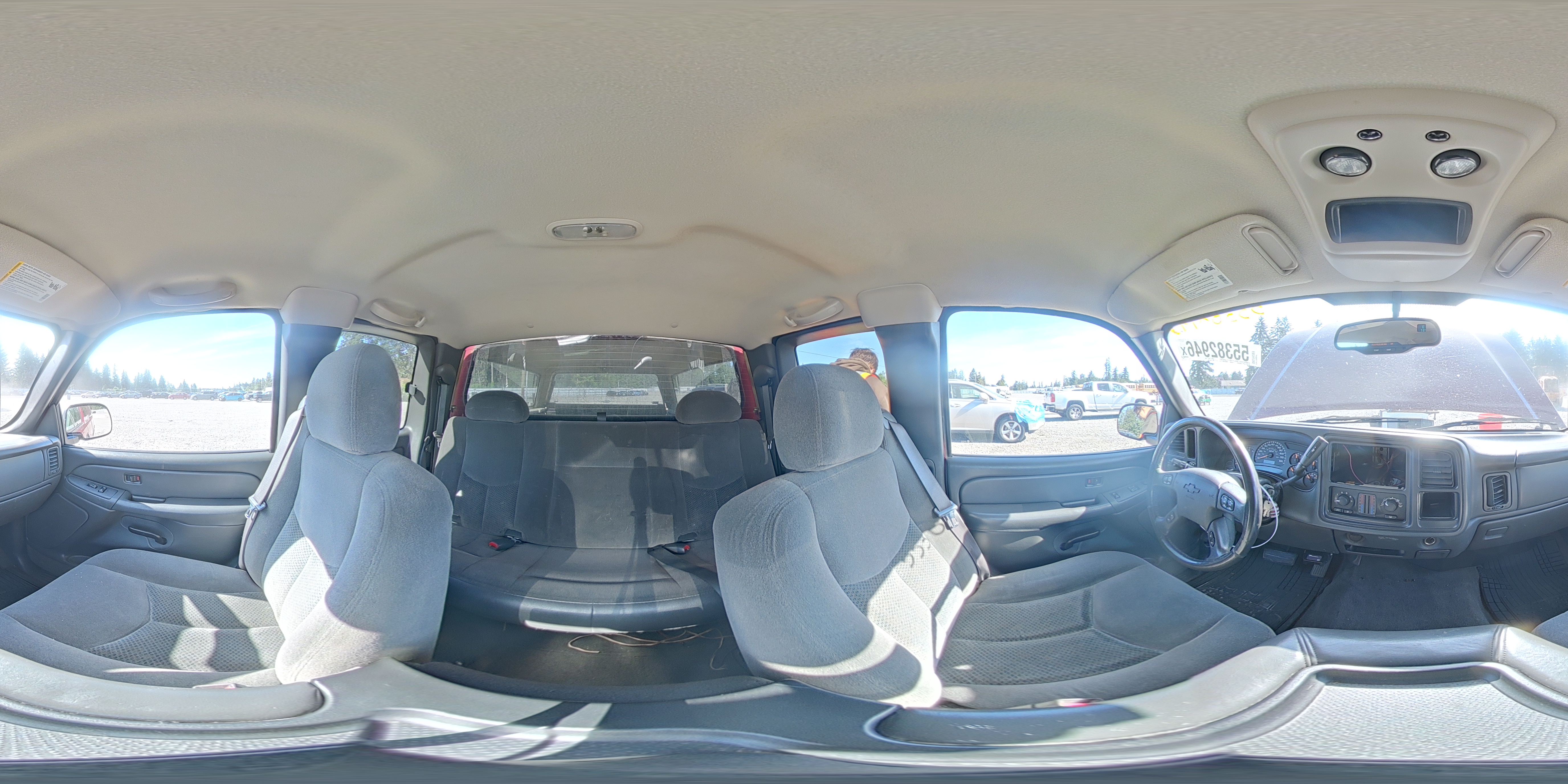2005 Chevrolet Silverado C1500 Red vin: 2GCEC19T451294790