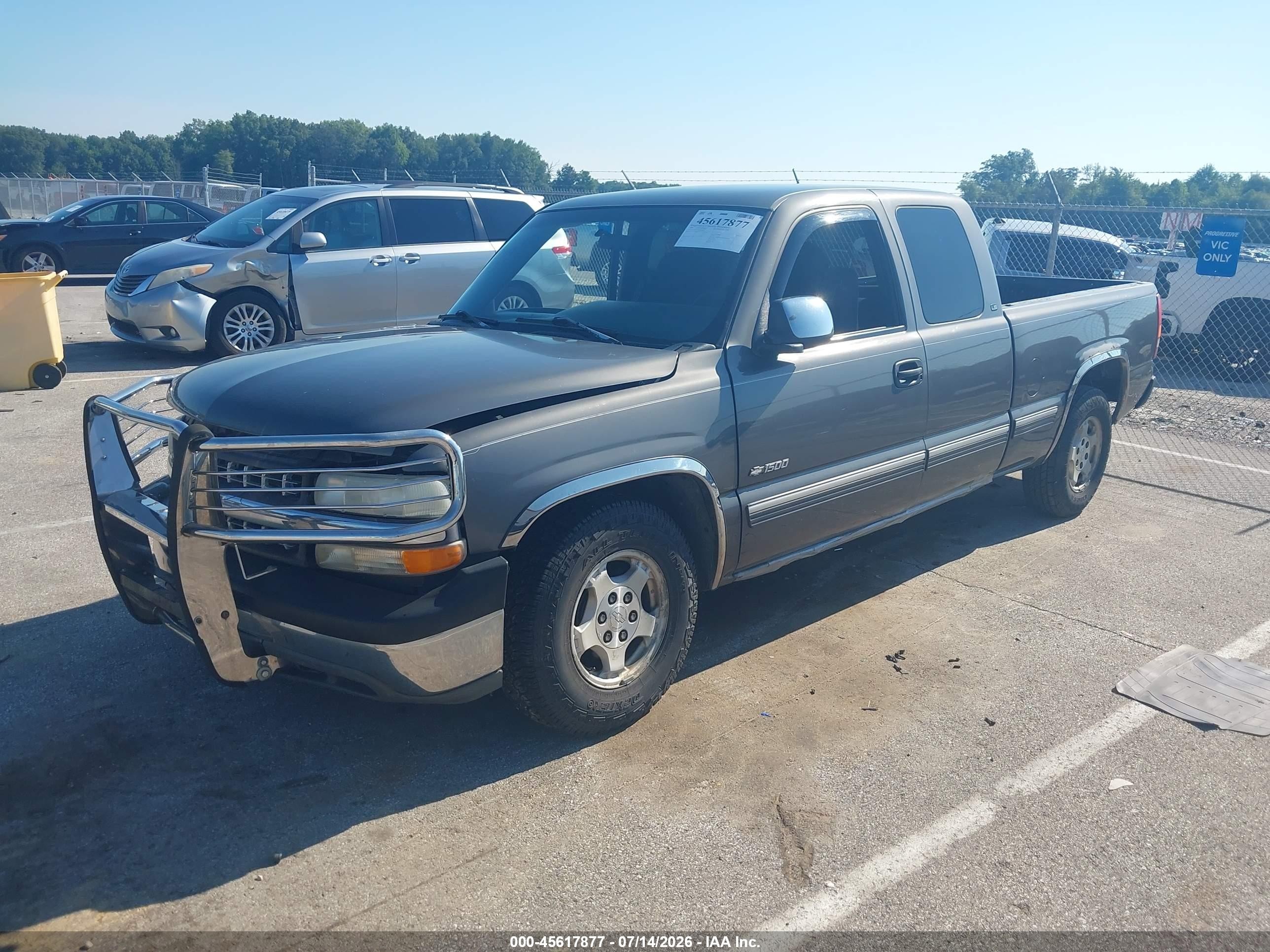 1999 Chevrolet Silverado 1500 Ls Gray vin: 2GCEC19T4X1137442