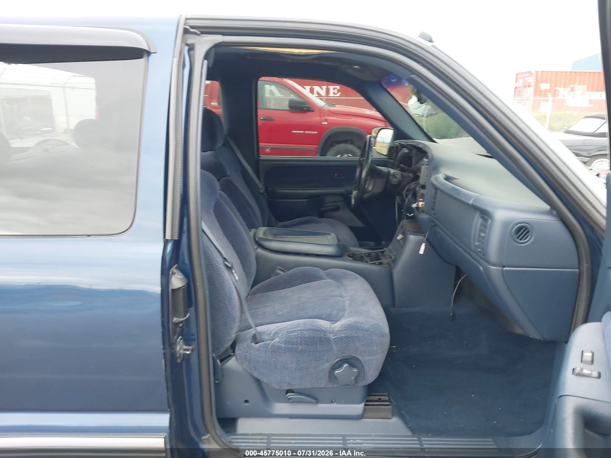 1999 Chevrolet Silverado 1500 Ls Blue vin: 2GCEC19T4X1154077