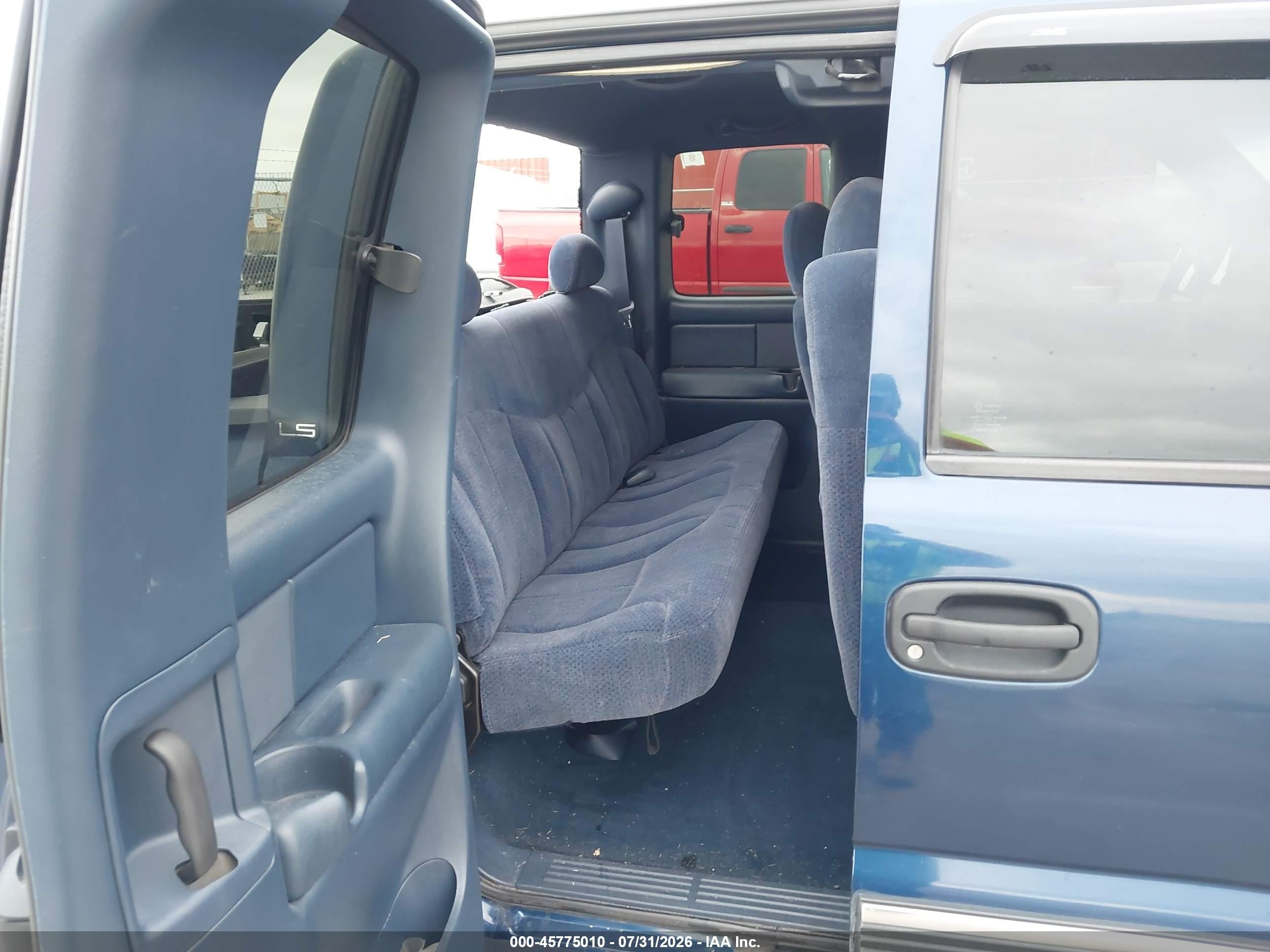 1999 Chevrolet Silverado 1500 Ls Blue vin: 2GCEC19T4X1154077
