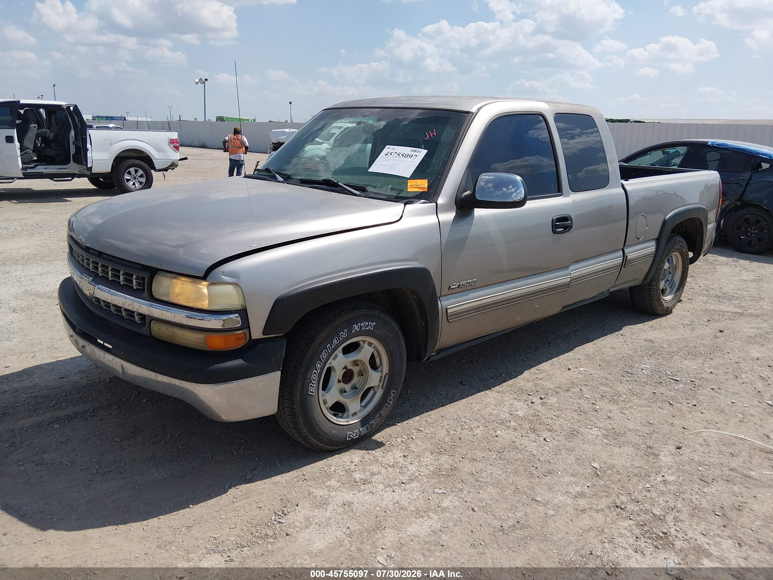 2000 Chevrolet Silverado 1500 Ls Tan vin: 2GCEC19T4Y1190045