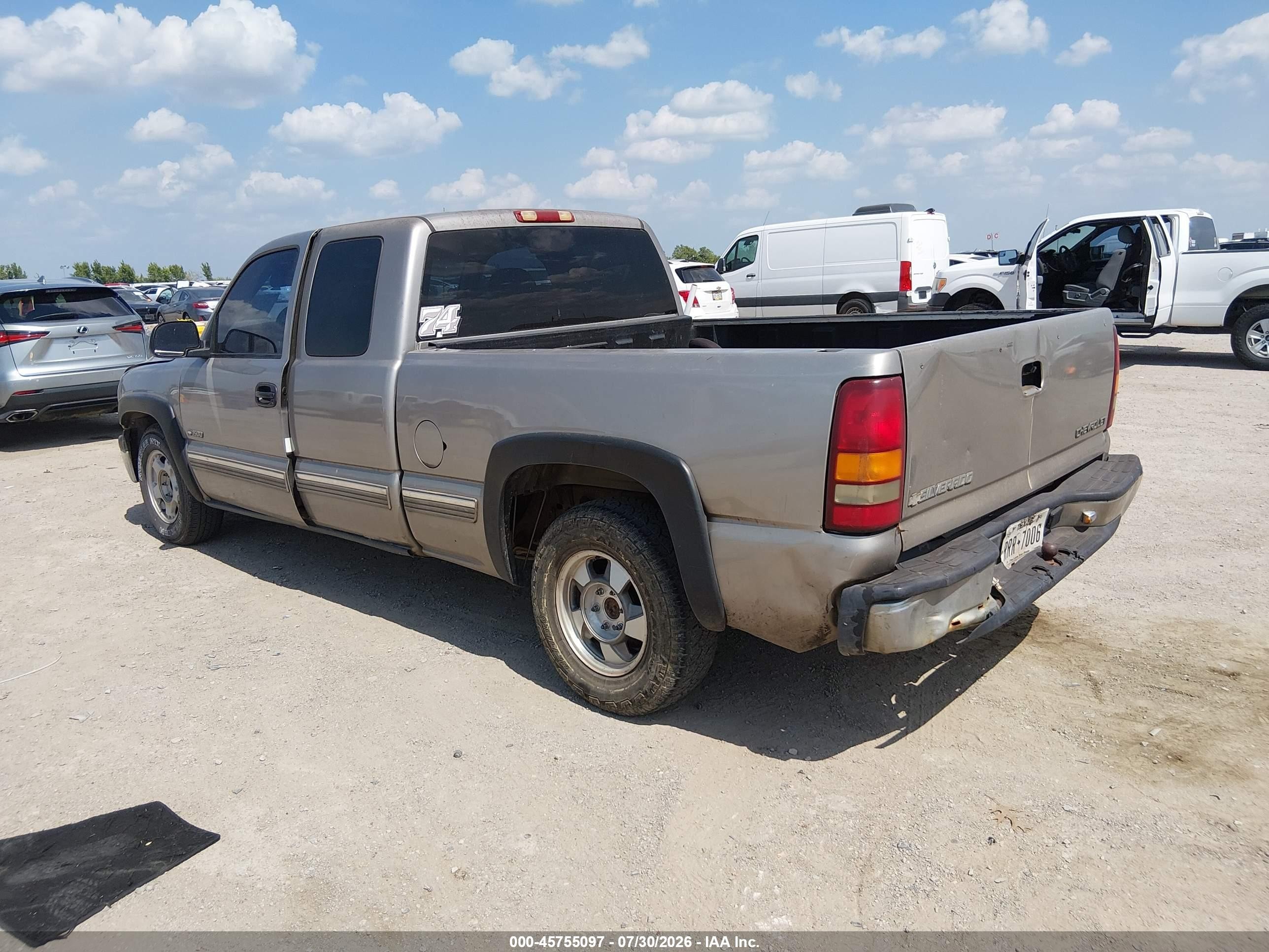 2000 Chevrolet Silverado 1500 Ls Tan vin: 2GCEC19T4Y1190045