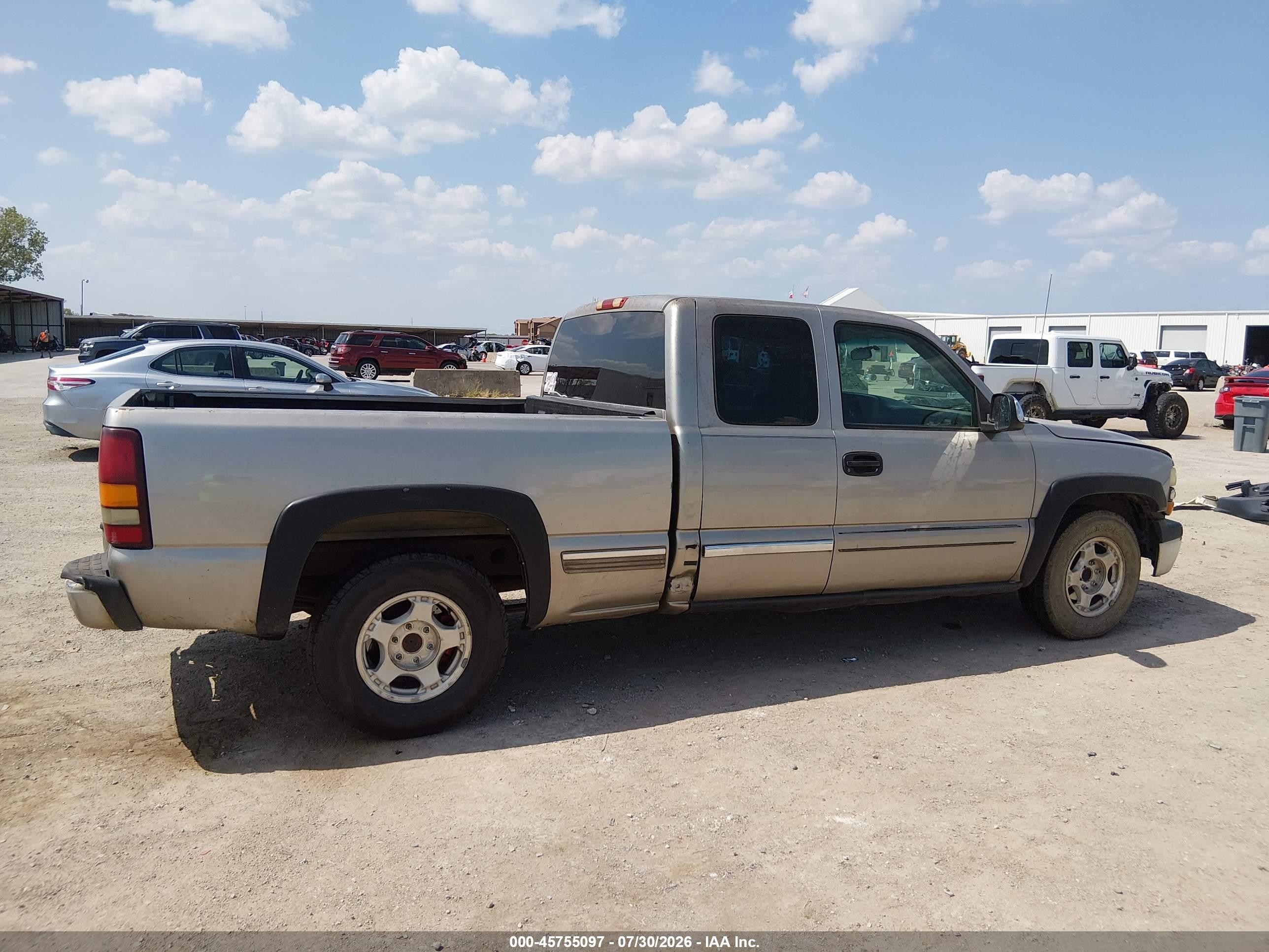 2000 Chevrolet Silverado 1500 Ls Tan vin: 2GCEC19T4Y1190045