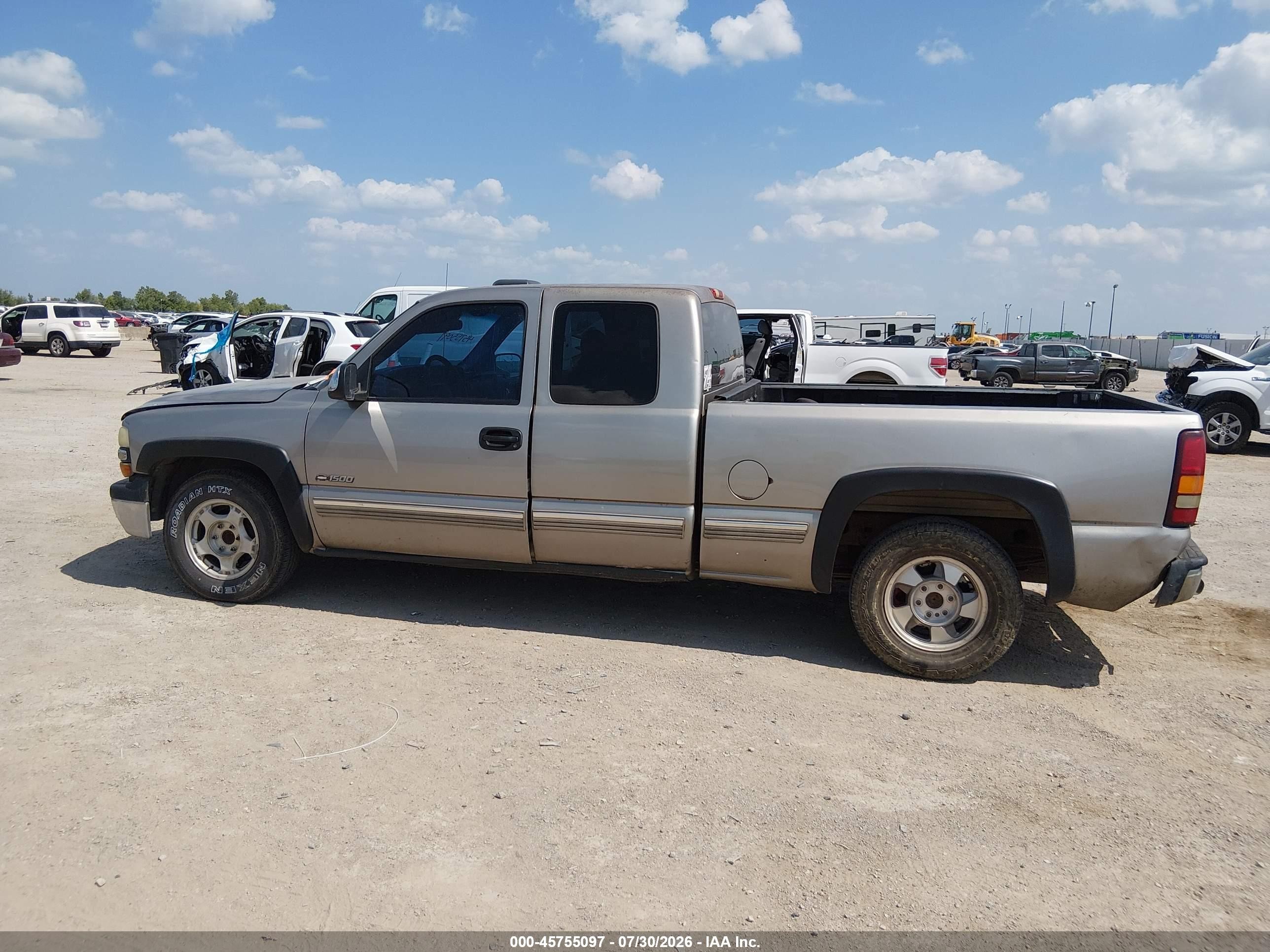 2000 Chevrolet Silverado 1500 Ls Tan vin: 2GCEC19T4Y1190045
