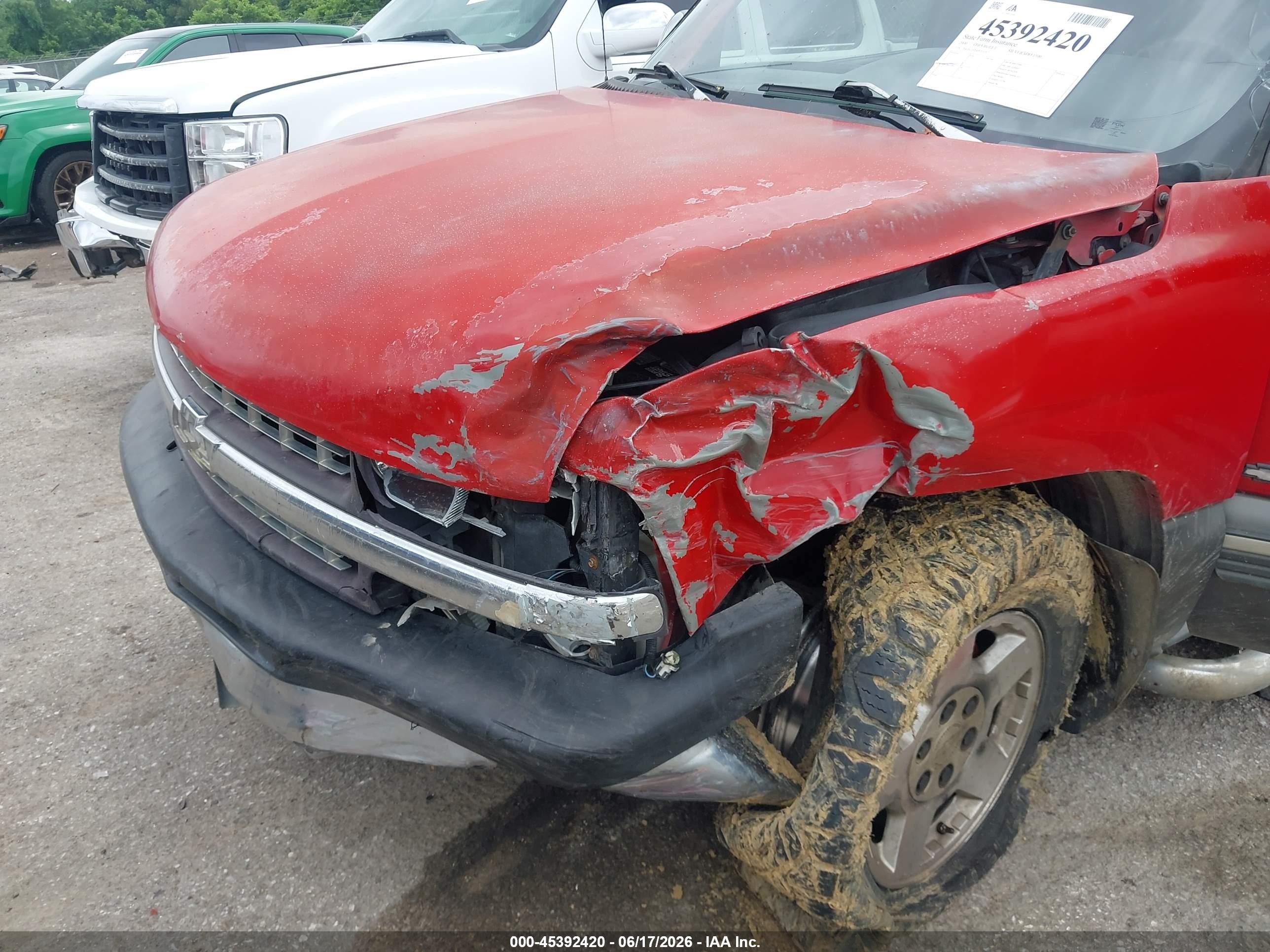 2000 Chevrolet Silverado 1500 Ls Red vin: 2GCEC19T4Y1205207