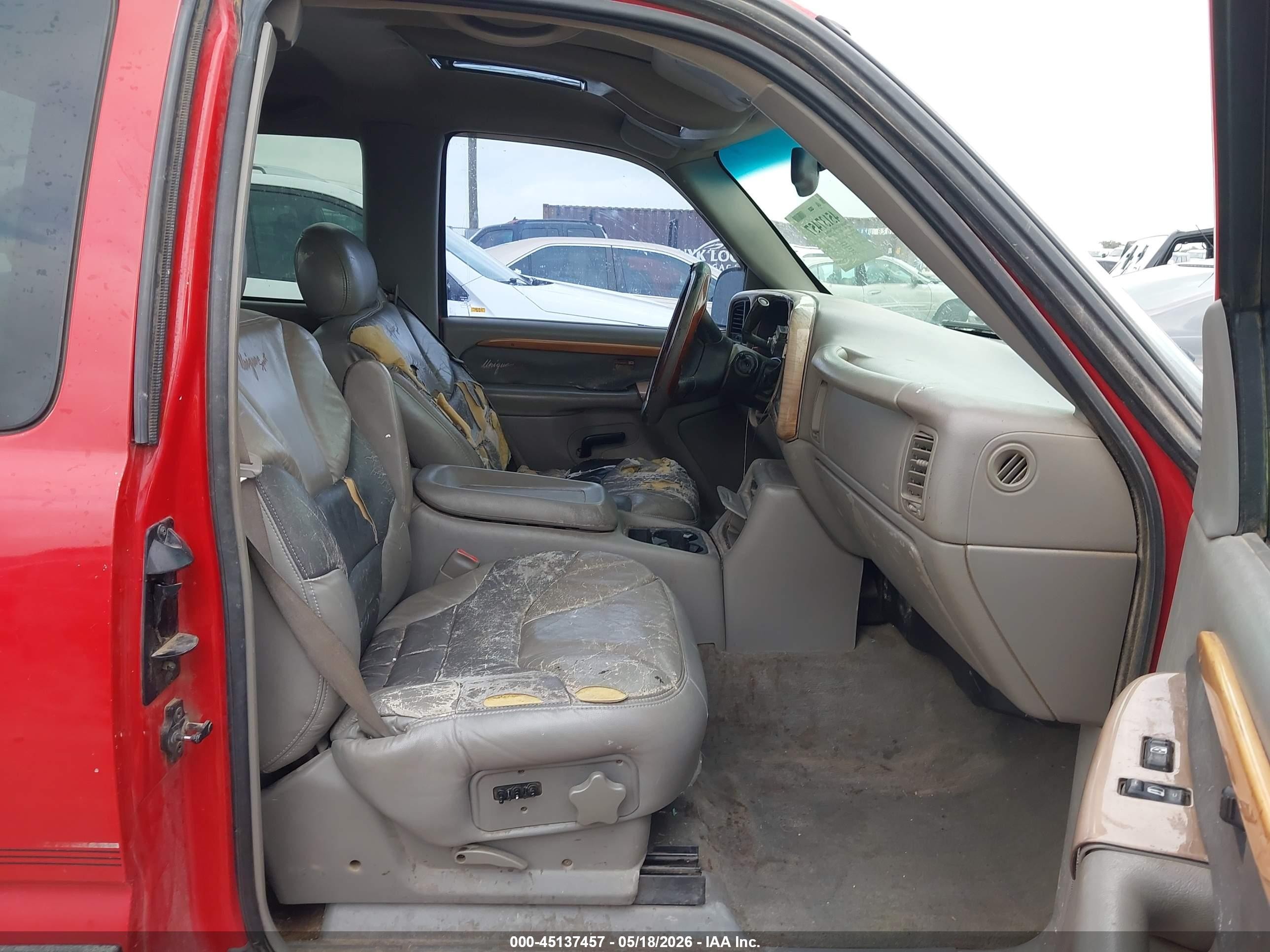 2000 Chevrolet Silverado 1500 Ls Red vin: 2GCEC19T4Y1219172