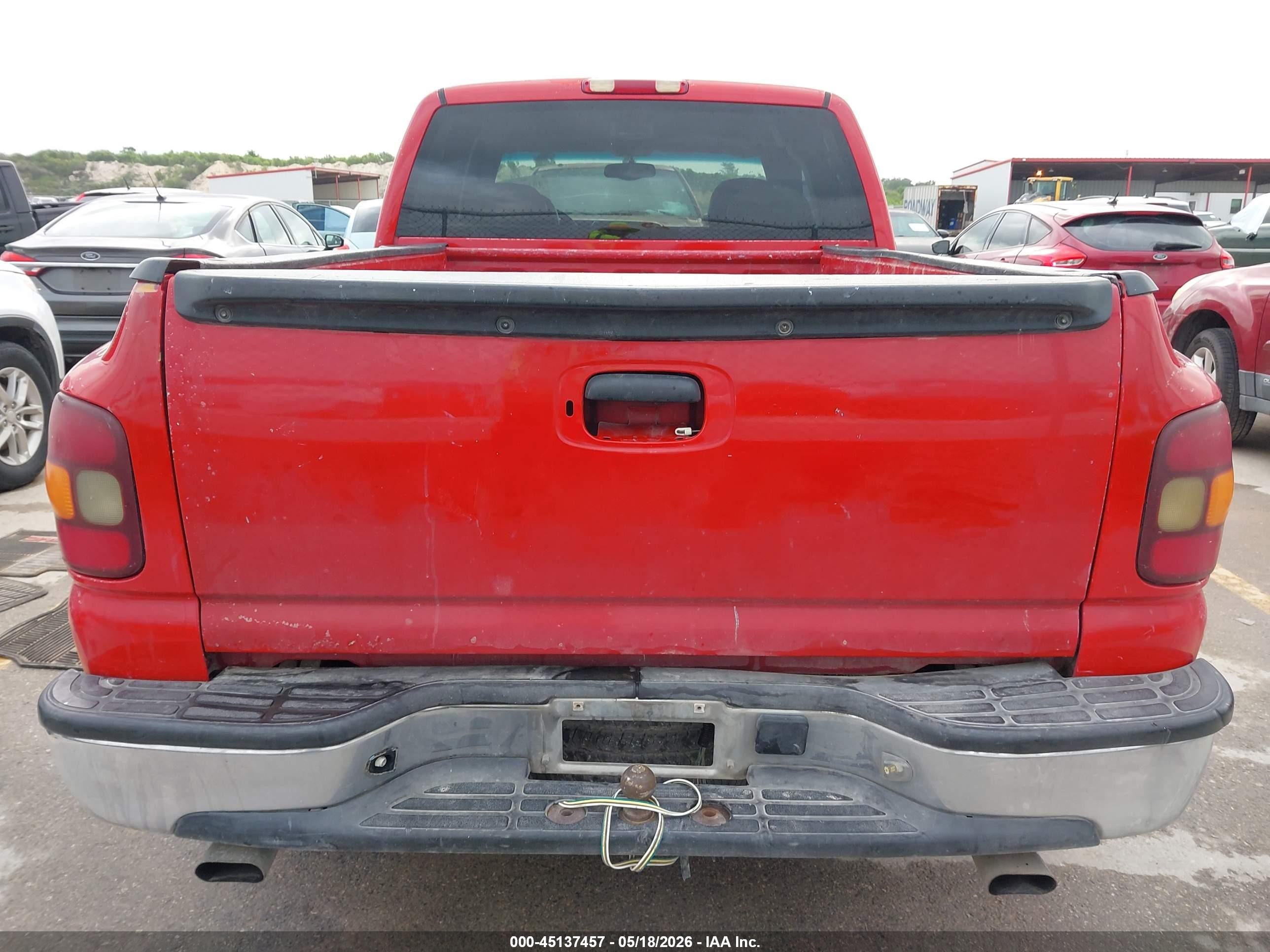 2000 Chevrolet Silverado 1500 Ls Red vin: 2GCEC19T4Y1219172