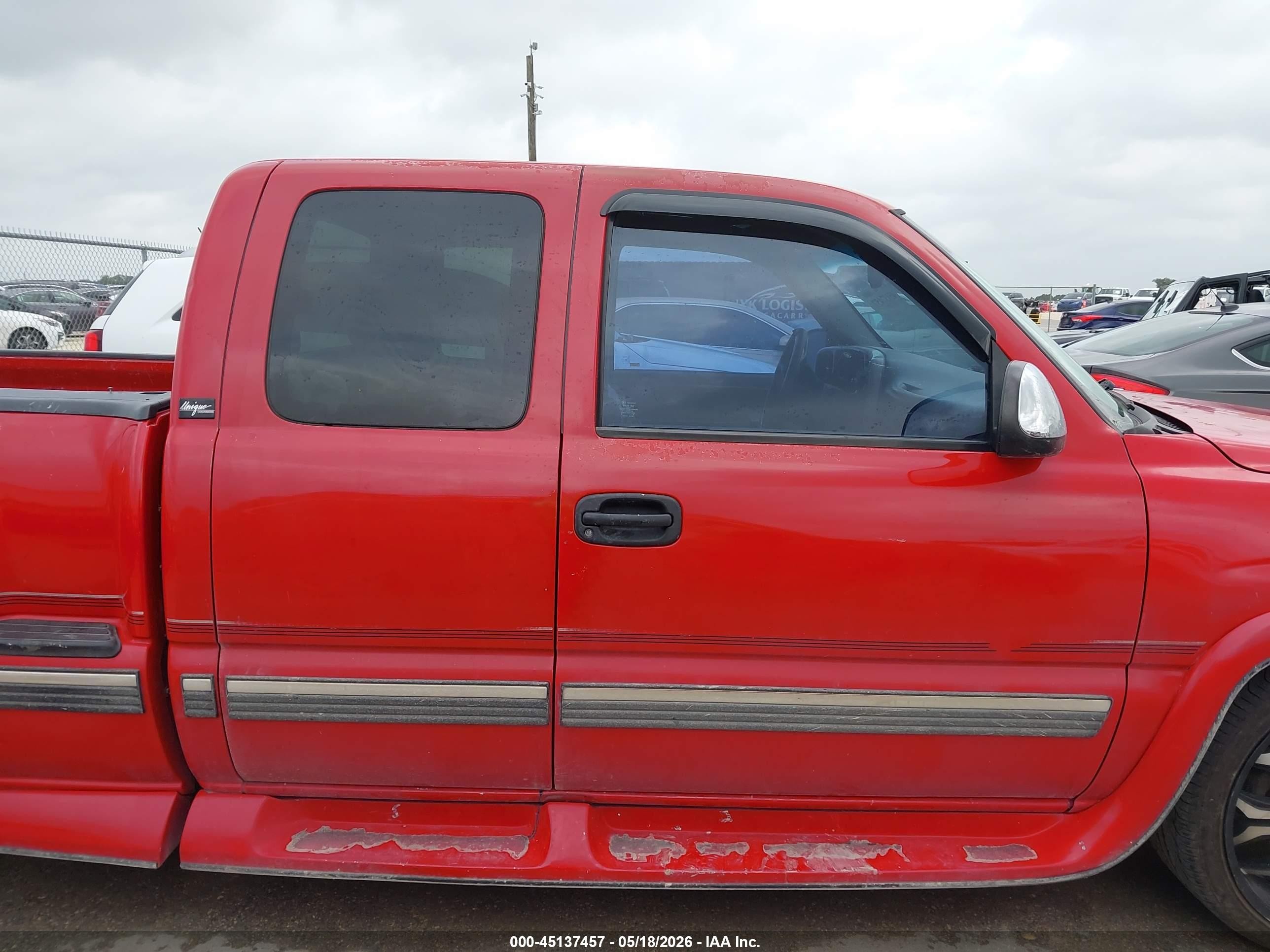 2000 Chevrolet Silverado 1500 Ls Red vin: 2GCEC19T4Y1219172