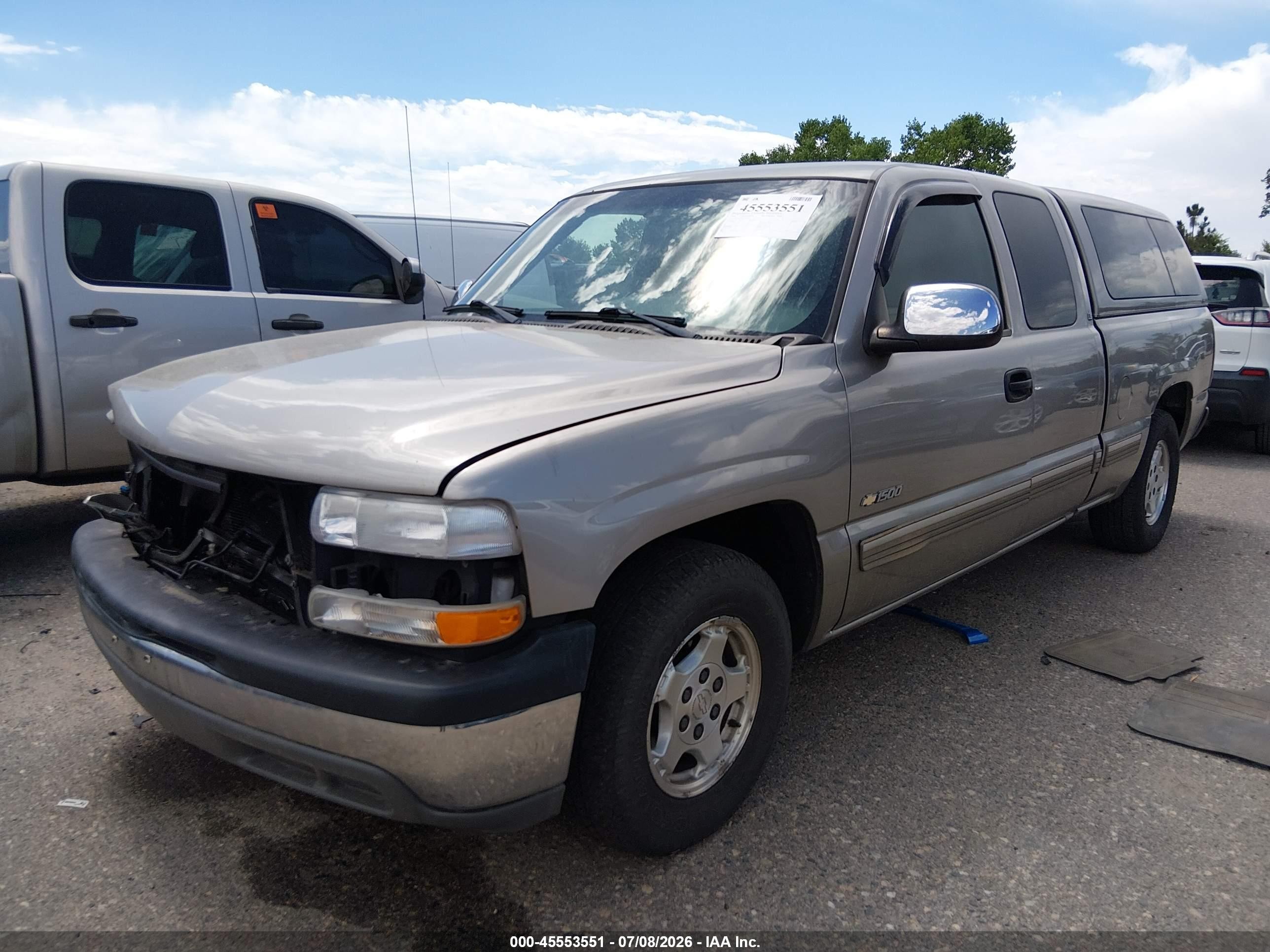 2001 Chevrolet Silverado 1500 Ls Champagne vin: 2GCEC19T511345353
