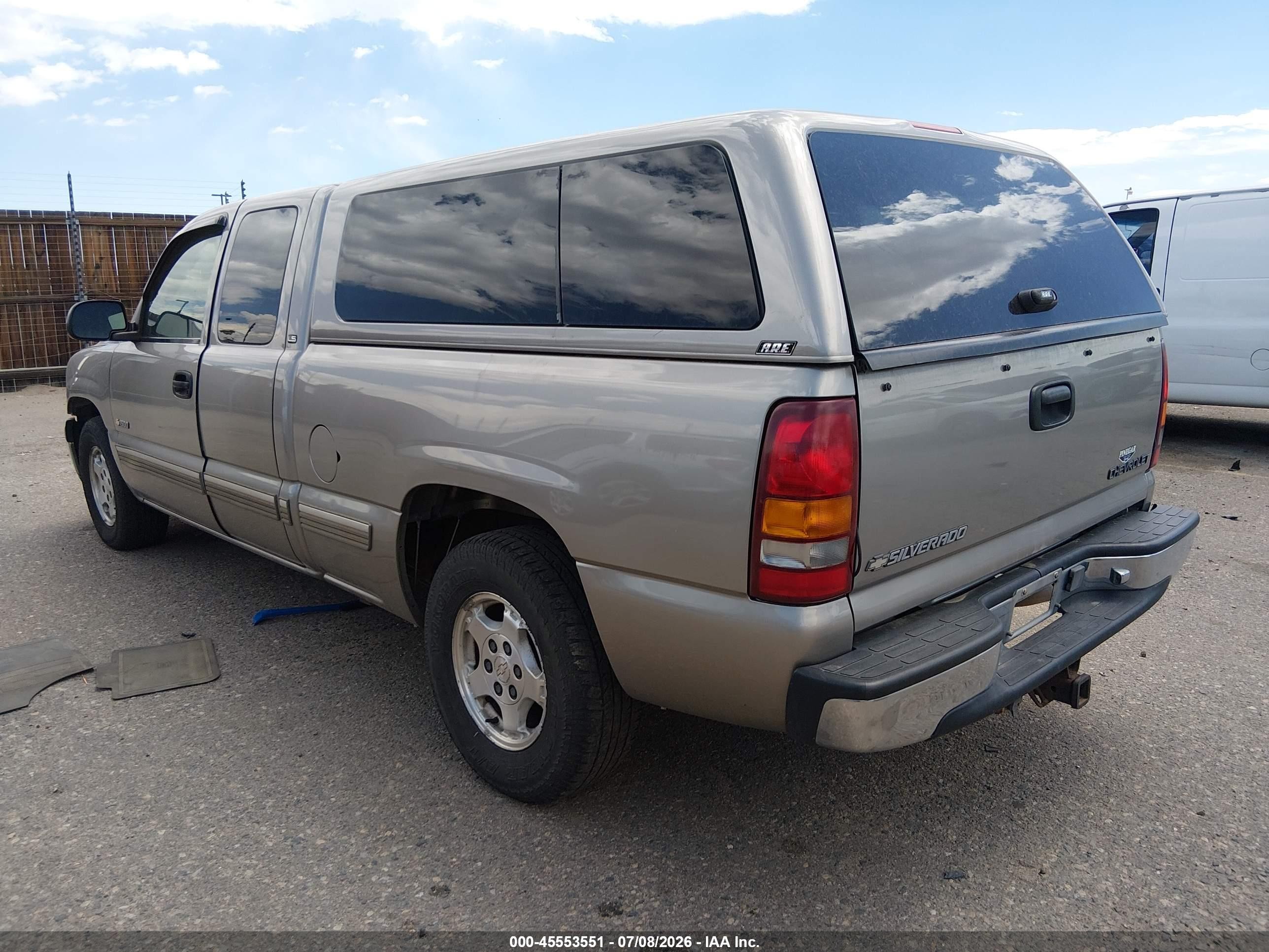 2001 Chevrolet Silverado 1500 Ls Champagne vin: 2GCEC19T511345353