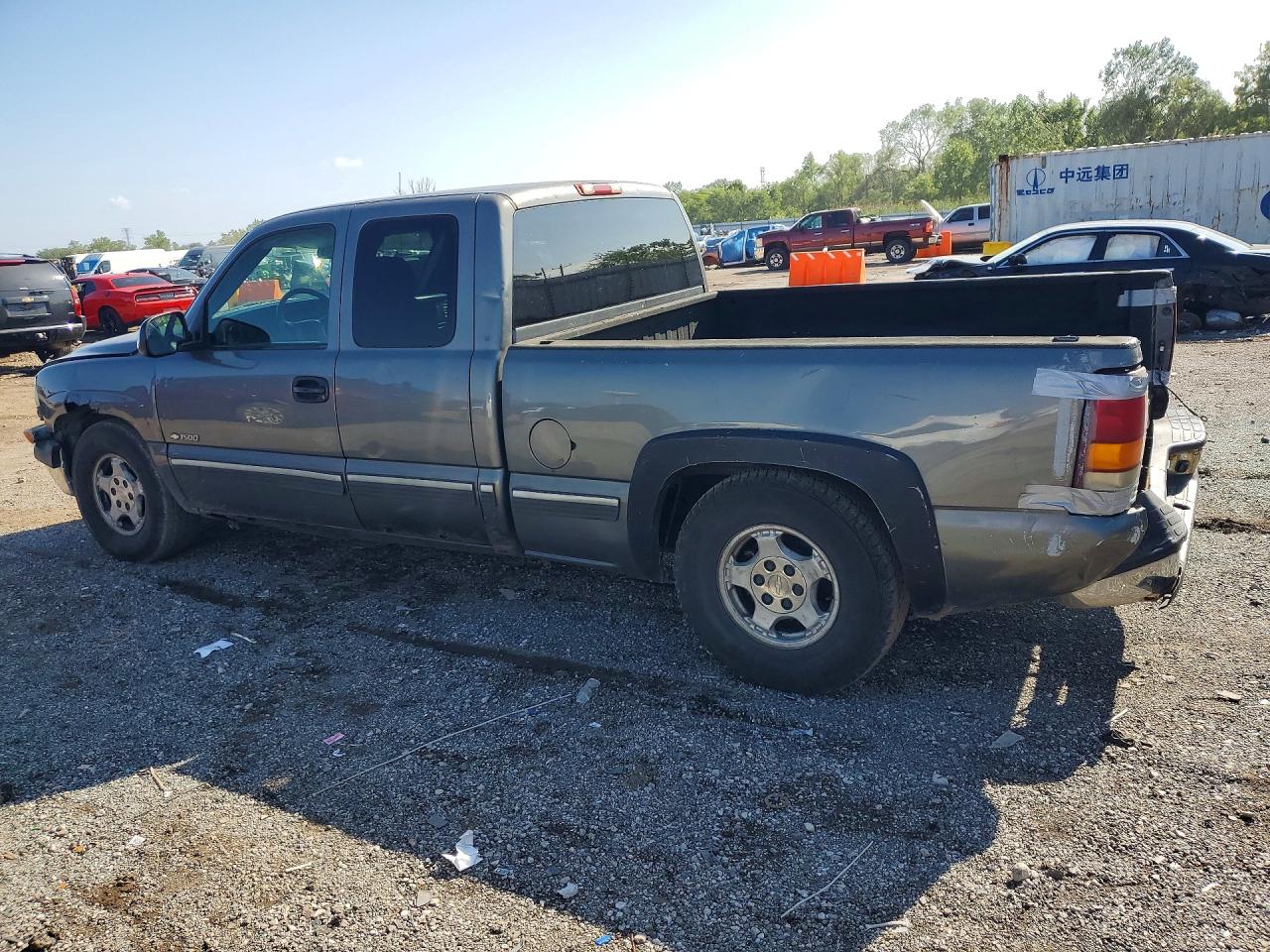 2002 Chevrolet Silverado C1500 Charcoal vin: 2GCEC19T521349338
