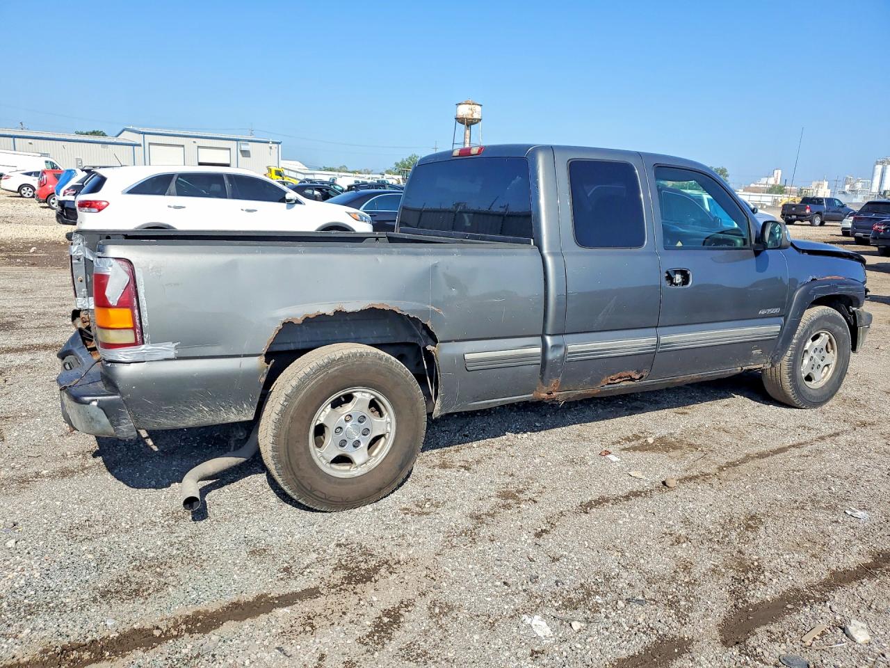 2002 Chevrolet Silverado C1500 Charcoal vin: 2GCEC19T521349338